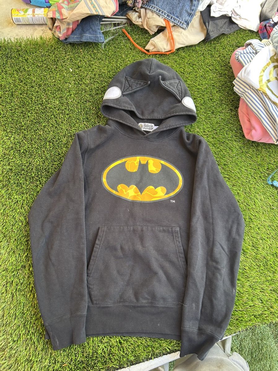 Bape × DC Comics BAPE x Batman DC Comics Madison Exclusive Pullover Hoodie Size US M / EU 48-50 / 2 - 2 Thumbnail