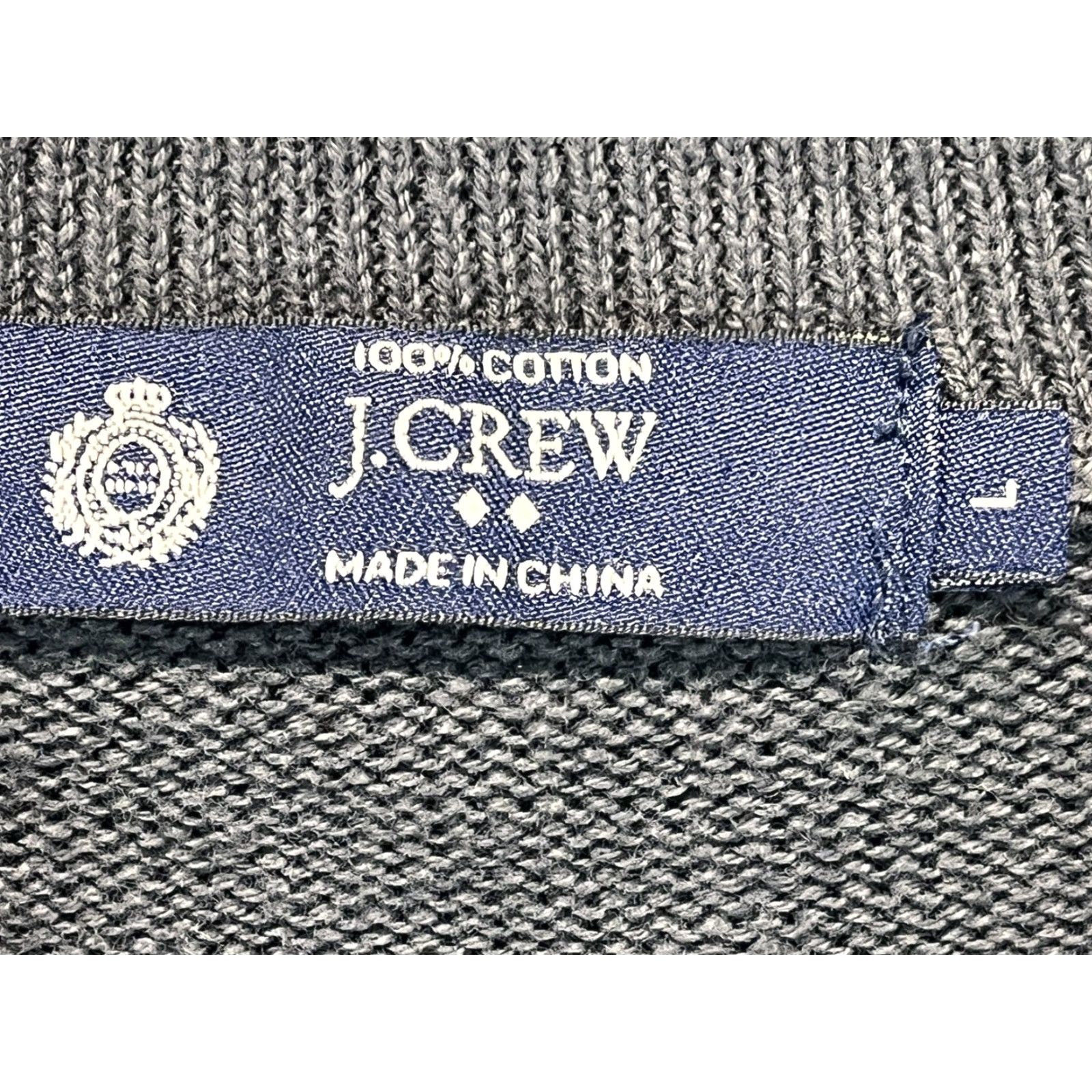 J.Crew J.CREW Shawl Collar Sweater Mens L Gray Knit Pullover Button Toggle Casual Business Fall Winter Spring Size US L / EU 52-54 / 3 - 4 Thumbnail