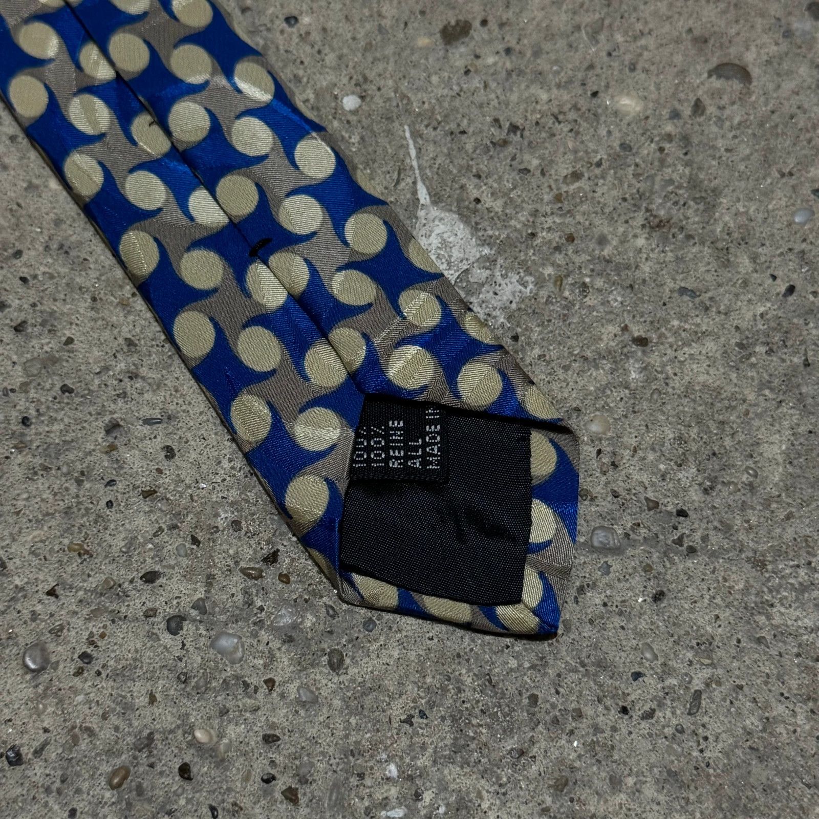Krizia Uomo Vintage Krizia retro geometrical silk tie Size ONE SIZE - 4 Thumbnail