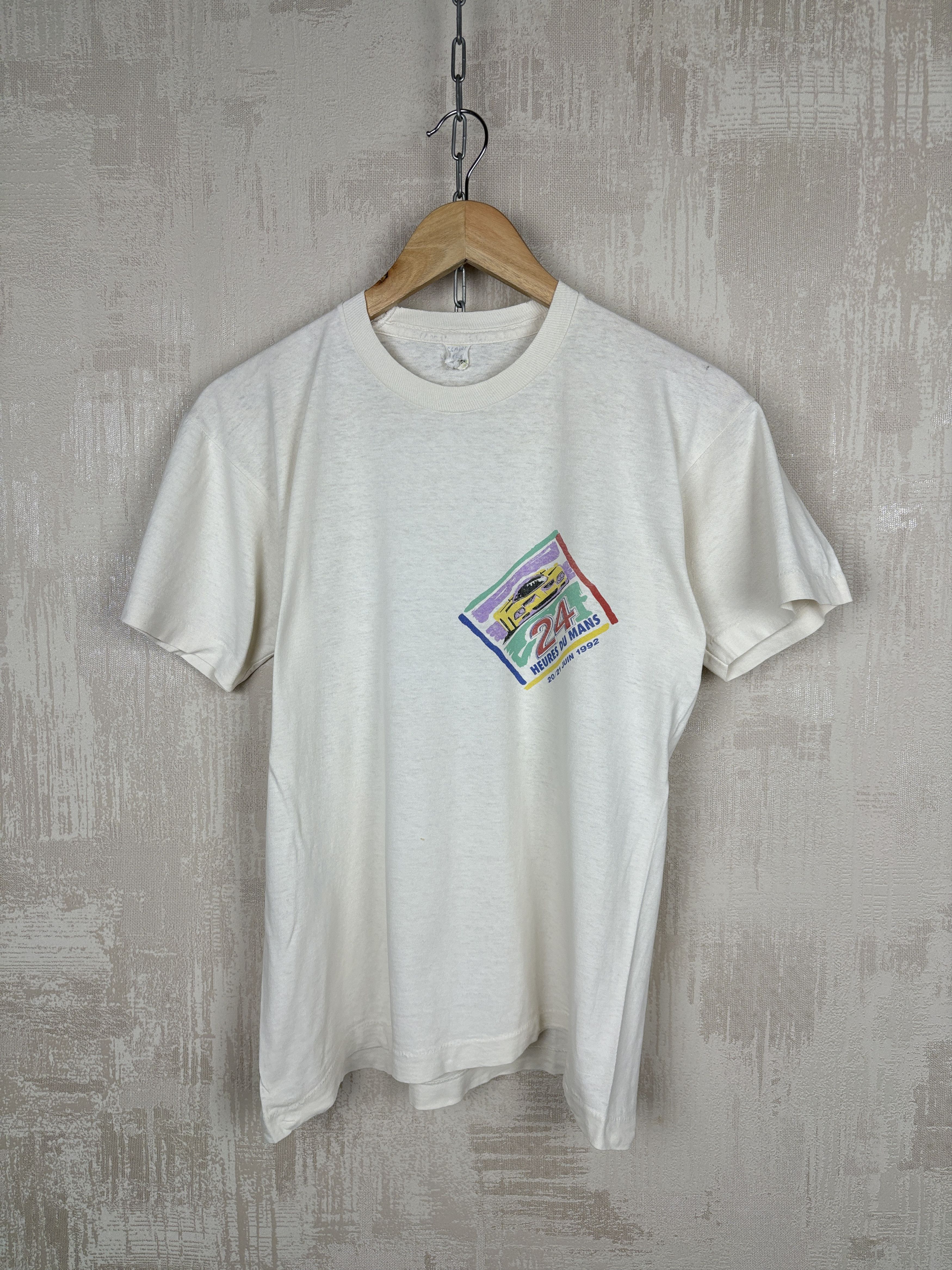 Vintage 24 Heures du Mans 1992 Racing Vintage T-shirt Single Stitch Size US S / EU 44-46 / 1 - 10 Thumbnail