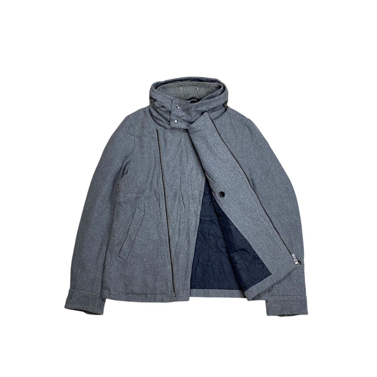 Le Grande Bleu (L.G.B.) Semantic Design Bono Asymmetric Two-Way Zip Jacket Size US L / EU 52-54 / 3 - 4 Thumbnail