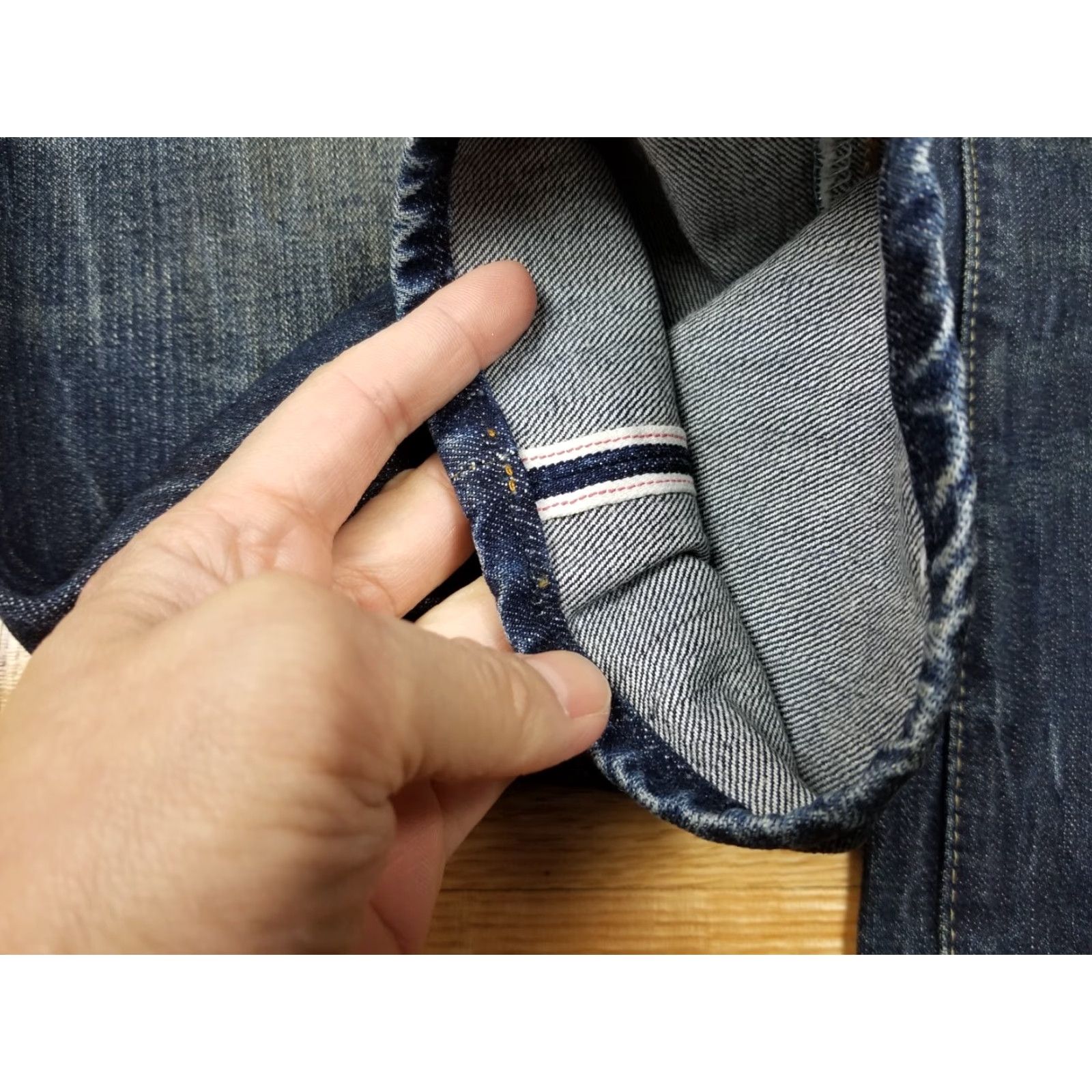 Levi's VINTAGE LEVIS DENIM JEANS BIG E RED LINE SELVEDGE SINGLE STICH 505-217 31X34 LVC JEANS Men Blue Denim 90s Size US 31 - 5 Thumbnail
