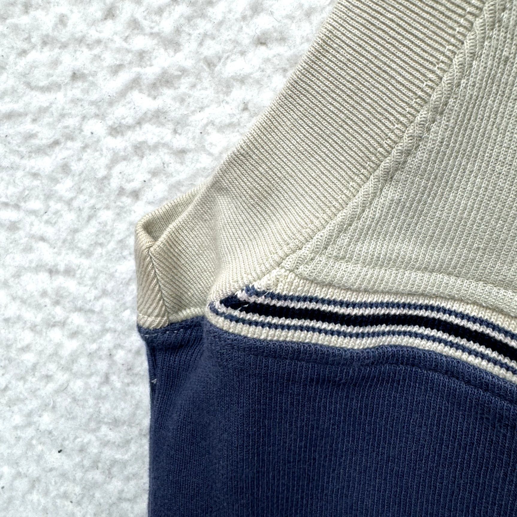 Point Zero VINTAGE Point Zero Sweater Vest Grunge 90s Y2K Womens M Blue Knit Shirt (Medium) - Skater Preppy Size M / US 6-8 / IT 42-44 - 5 Thumbnail