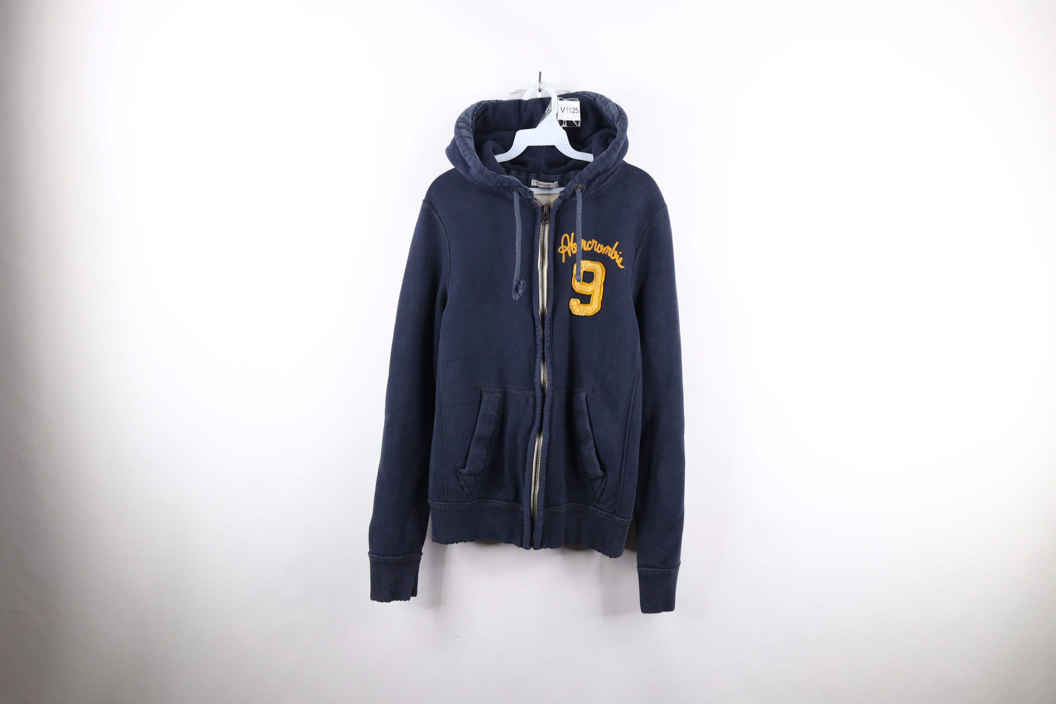 Abercrombie & Fitch × Vintage Vintage Abercrombie & Fitch Out Heavyweight Full Zip Hoodie Size ONE SIZE - 1 Thumbnail