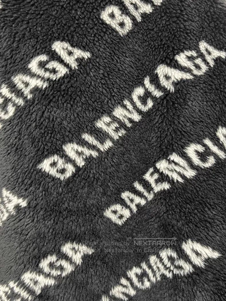 Balenciaga Balenciaga Stand Collar Loose Shoulder Sleeve Loose Faux F Size XXS / US 00 / IT 34 - 3 Thumbnail