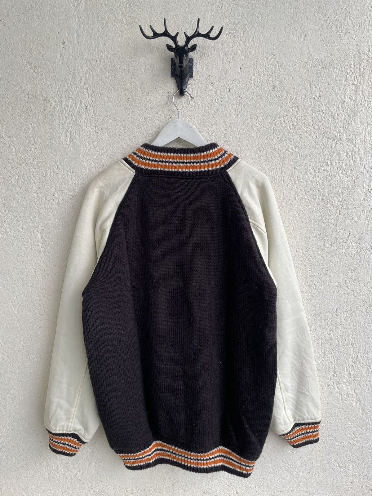 Maison Margiela 2000s Archive Japanese Varsity Y2K Hysteric Embroidery LGB Size US XXL / EU 58 / 5 - 8 Thumbnail