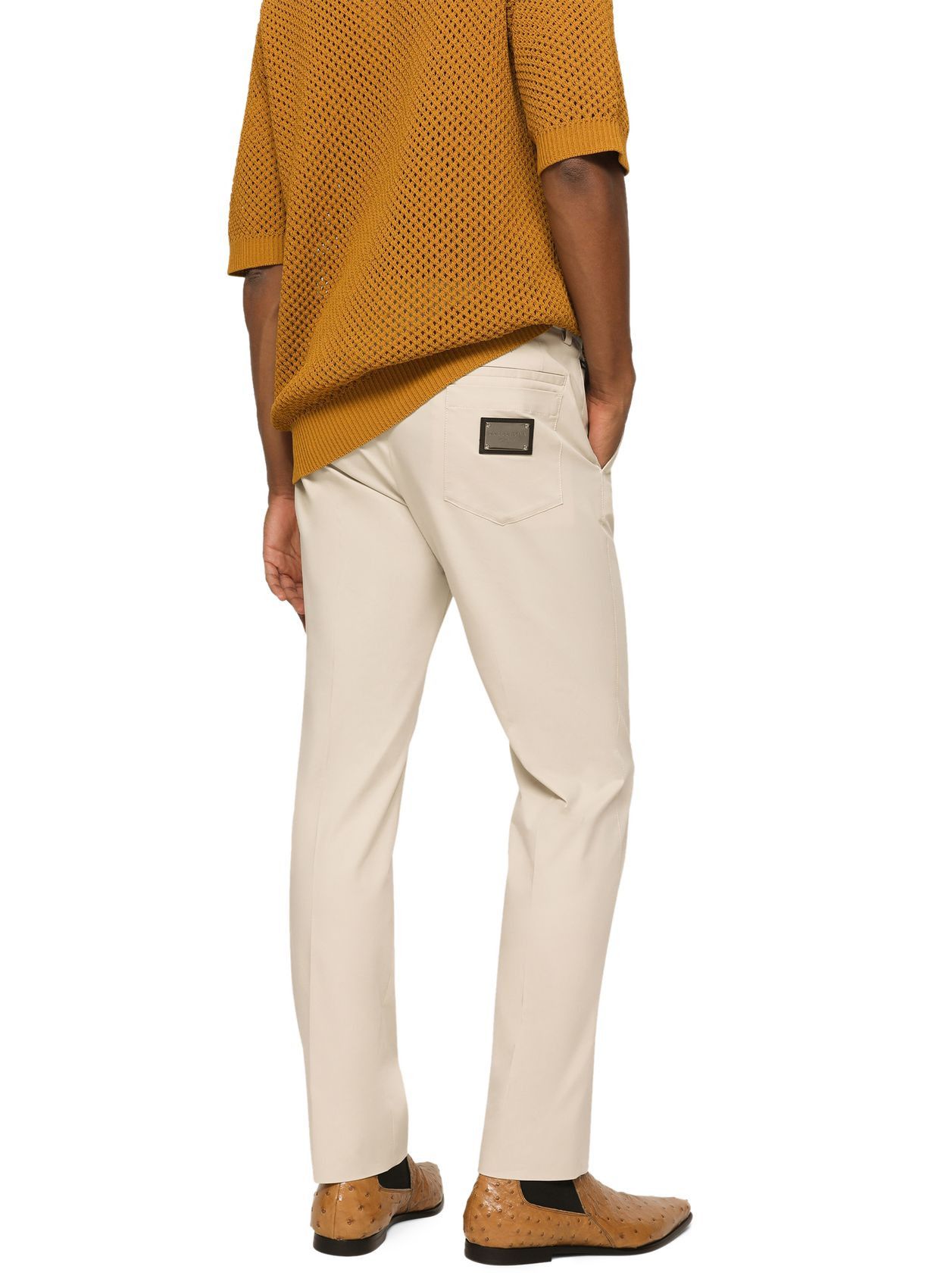 Dolce & Gabbana o1y0125 Casual Pant in Beige Size US 40 / EU 56 - 3 Thumbnail