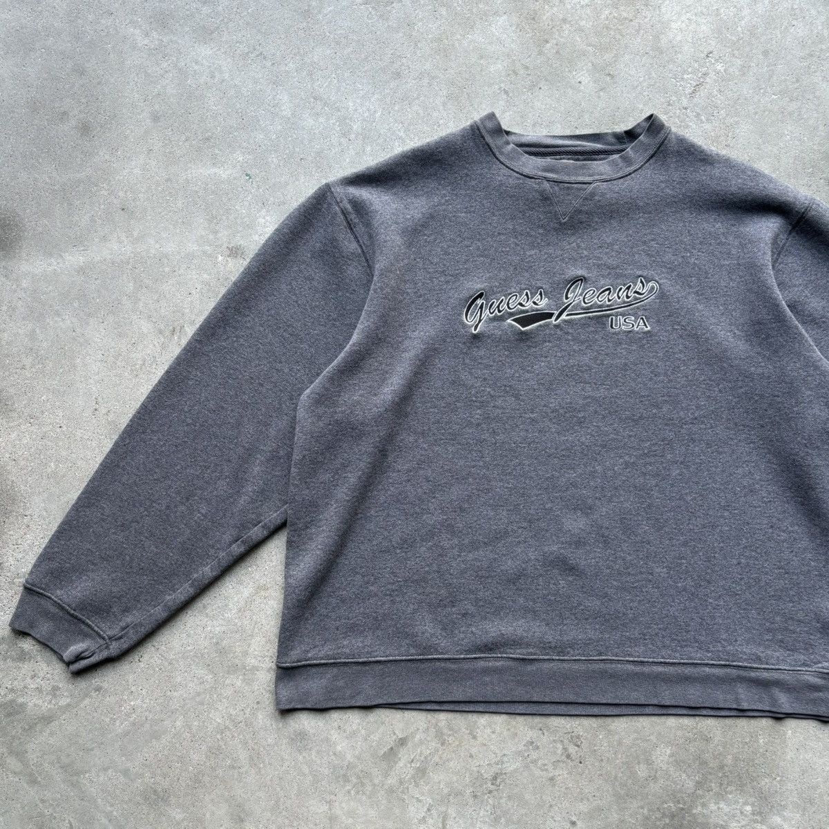 Guess vintage 90s GUESS JEANS USA spellout crewneck sweatshirt Size US L / EU 52-54 / 3 - 8 Thumbnail