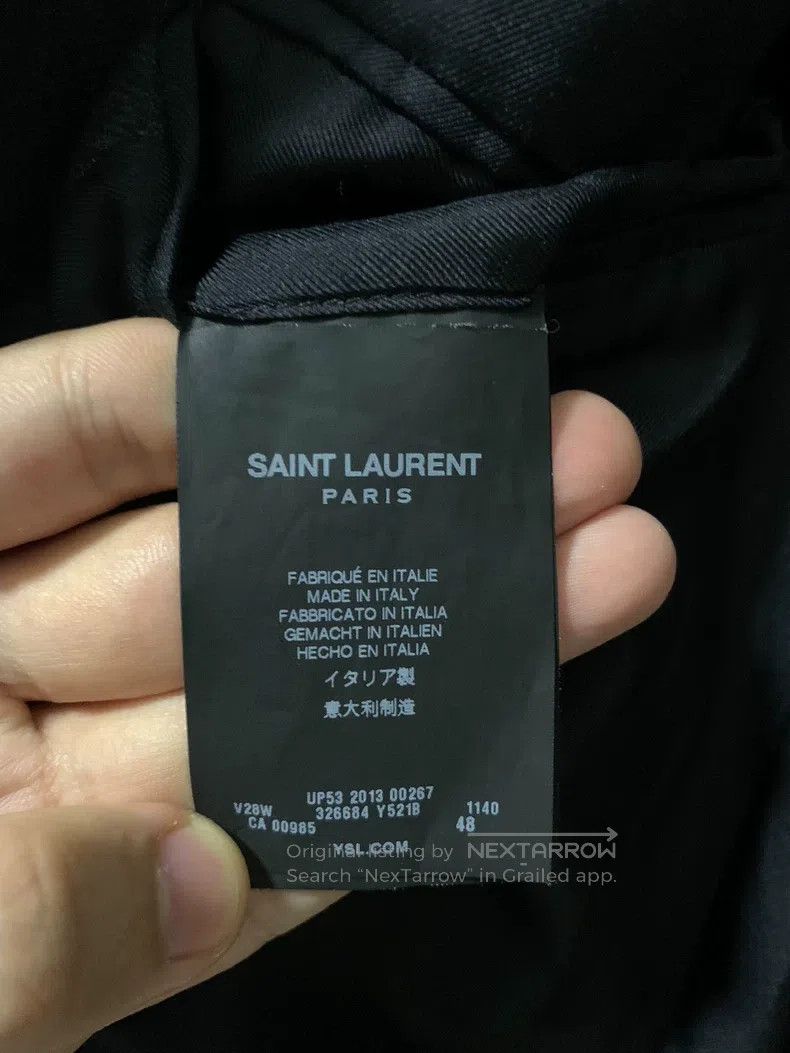 Saint Laurent Paris Saint Laurent Paris Original Gray Notched Lapel Suit Size US M / EU 48-50 / 2 - 4 Thumbnail