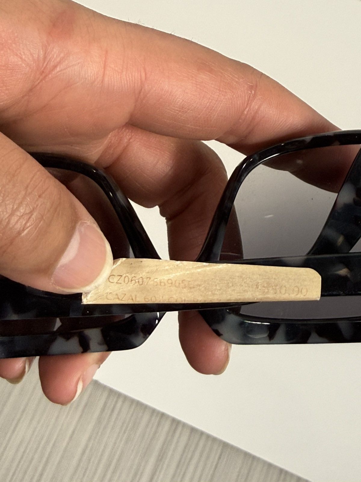 Cazal Cazal Legends 607/3 sunglasses Black Grey Gradient Lenses Size ONE SIZE - 9 Thumbnail