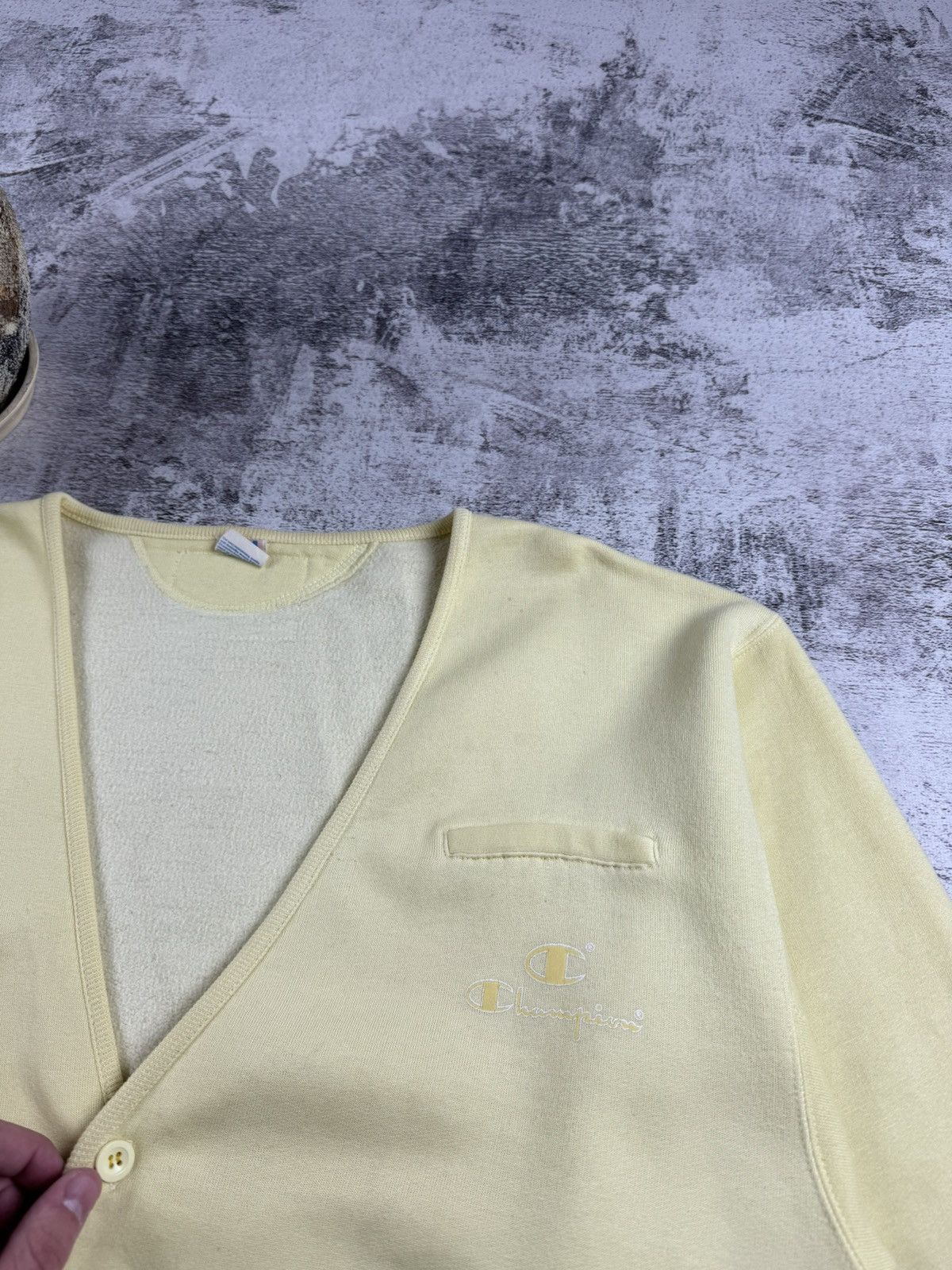 Champion Champion 70S 80S Varsity American USA Cardigan Sweatshirt Size US XL / EU 56 / 4 - 8 Thumbnail
