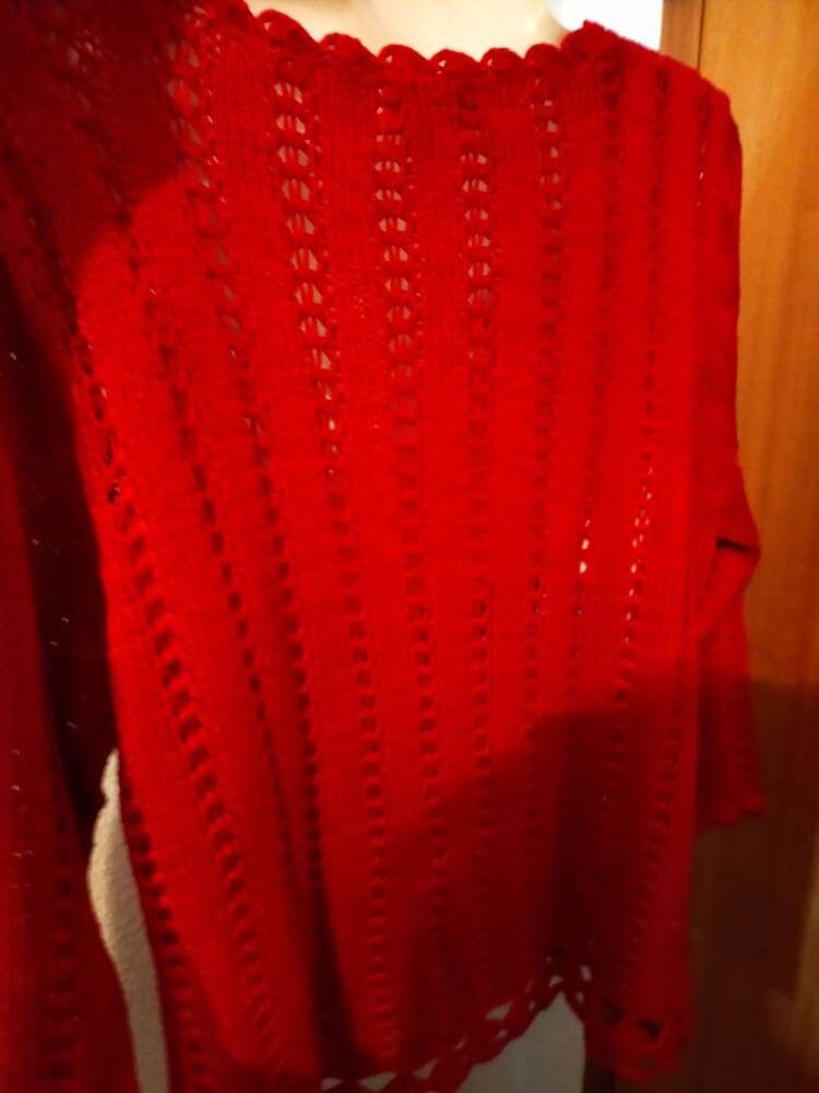 Other Vintage Blouse, Retro Blouse, SIZE - L/XL Size XL / US 12-14 / IT 48-50 - 3 Thumbnail