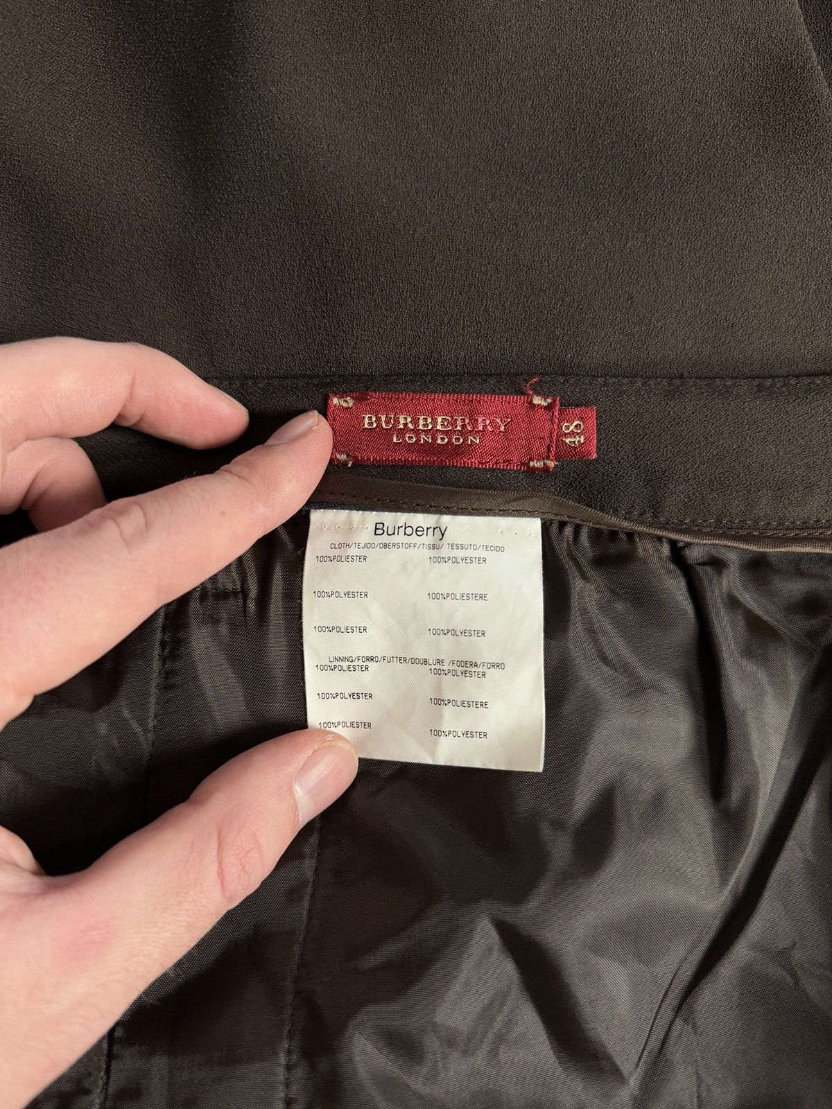 Burberry Women’s Burberry London Classic Pants Luxury Trousers Sz 48 Size 34" / US 12 / IT 48 - 9 Thumbnail