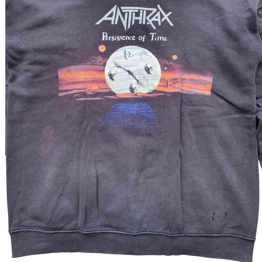 Band Tees Anthrax - Persistence of time zip hoodie jacket Size US XL / EU 56 / 4 - 9 Thumbnail