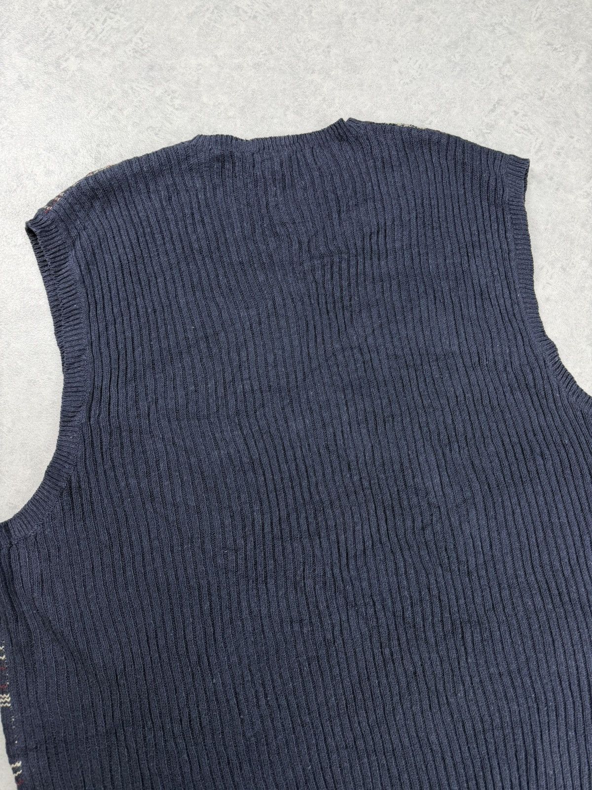 Polo Ralph Lauren Polo Ralph Lauren Plaid Knit Sweater Vest V-Neck Size XL Size US XXL / EU 58 / 5 - 11 Thumbnail