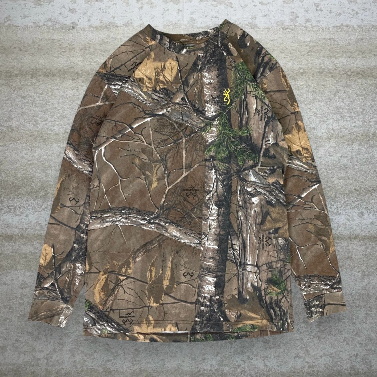 Realtree Vintage 90s Browning Realtree Shirt Mens M Camo Long Sleeve Size US M / EU 48-50 / 2 - 1 Thumbnail