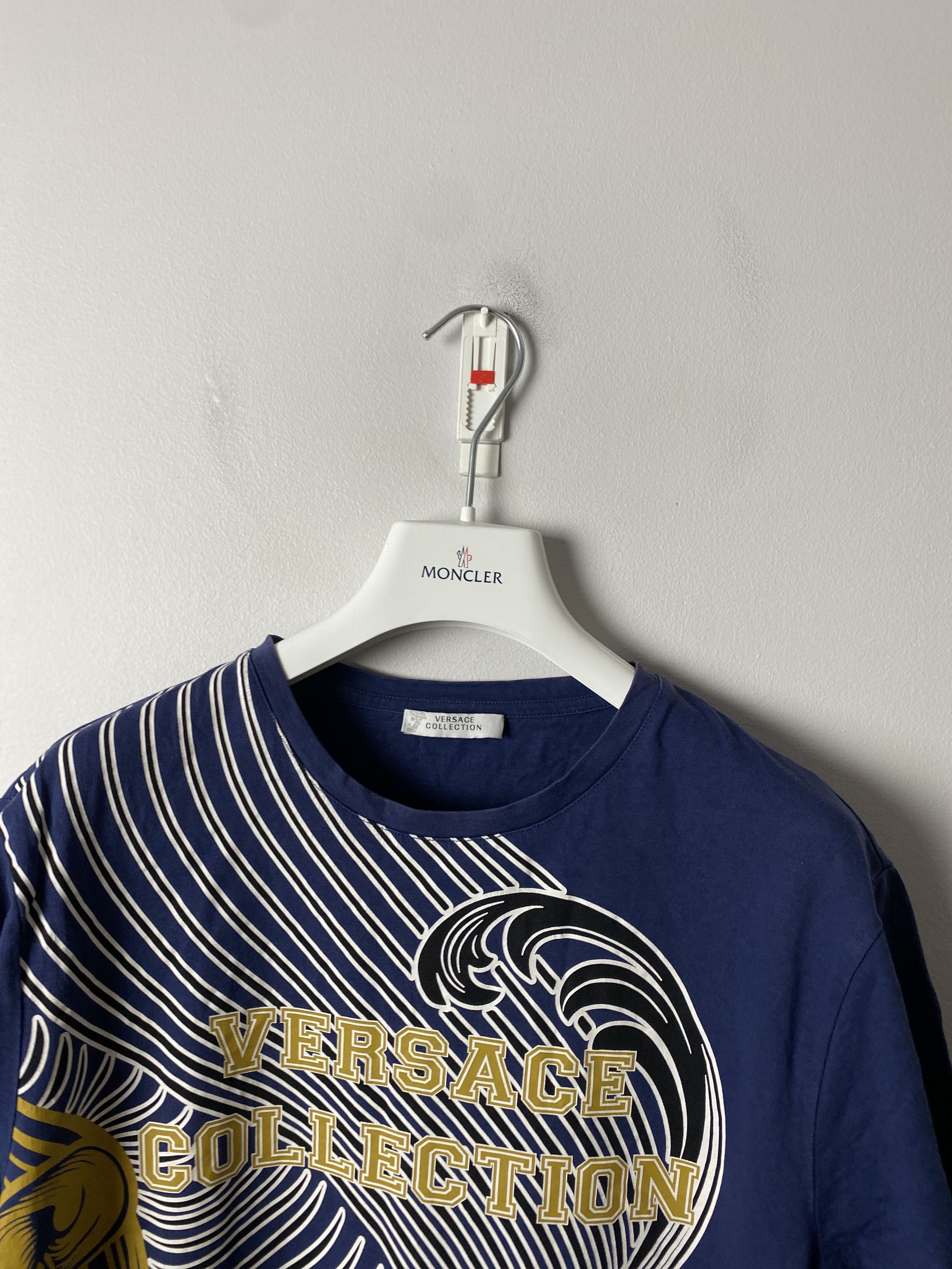 Versace Versace Collection big logo t-shirt tee Size US M / EU 48-50 / 2 - 2 Thumbnail