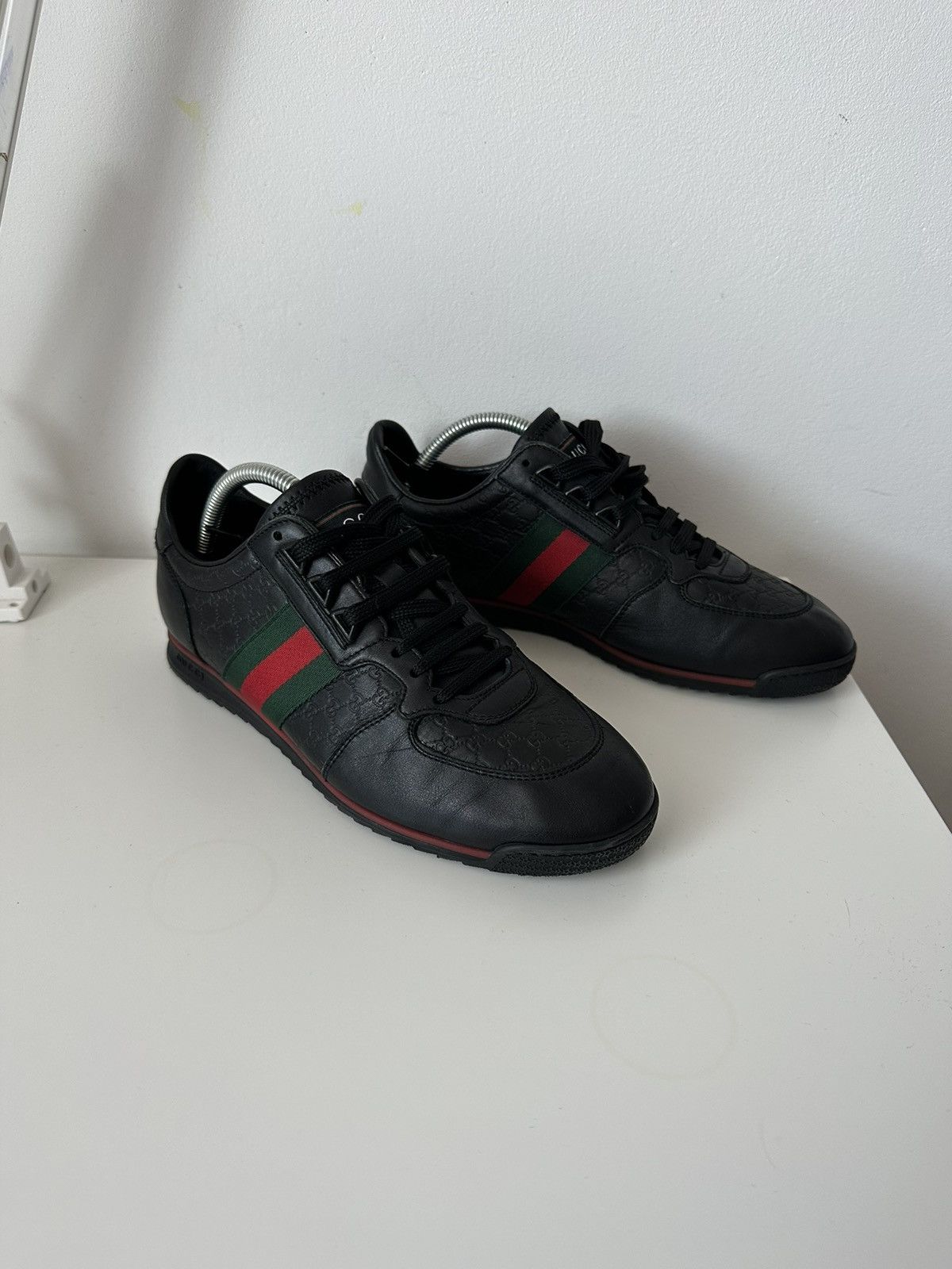 Gucci Gucci micro guccissima SL73 black leather sneakers Size US 7.5 / EU 40-41 - 6 Thumbnail