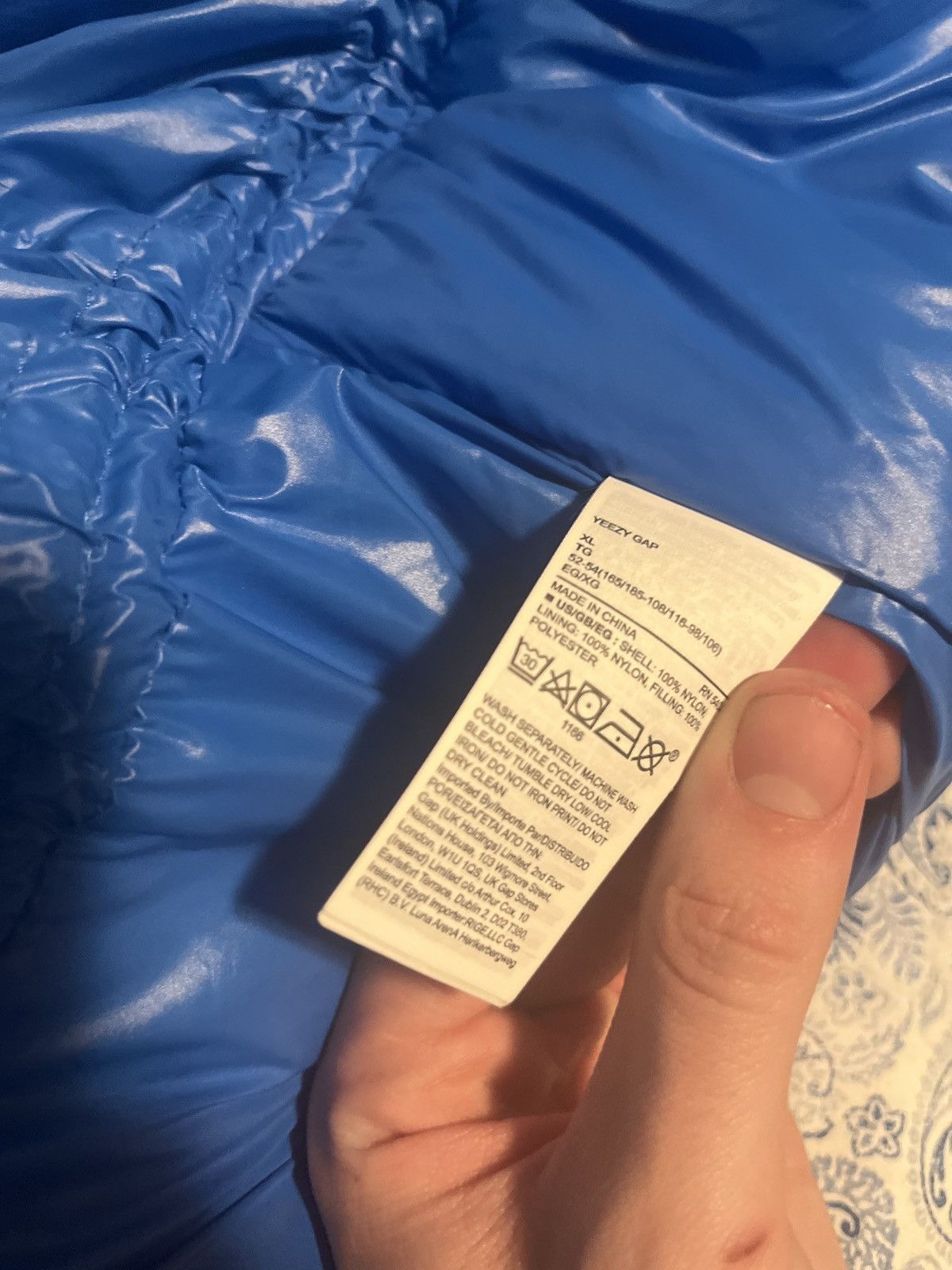 Gap × Yeezy Kanye Blue Gap Puffer Size US XL / EU 56 / 4 - 6 Thumbnail