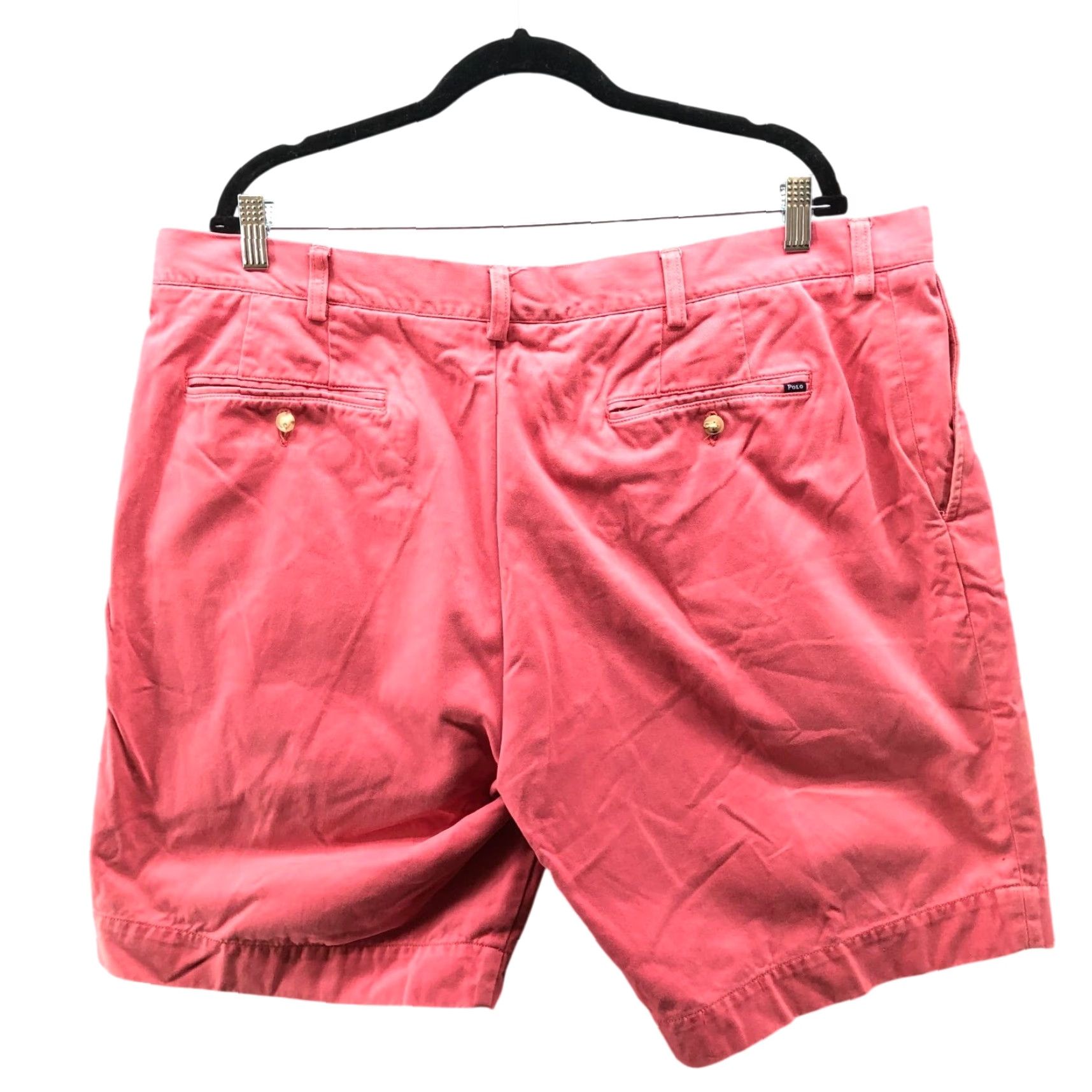 Polo Ralph Lauren Polo Ralph Lauren Classic Fit Chino Shorts Mens 40 Pink Flat Front 9'' Size US L / EU 52-54 / 3 - 2 Thumbnail