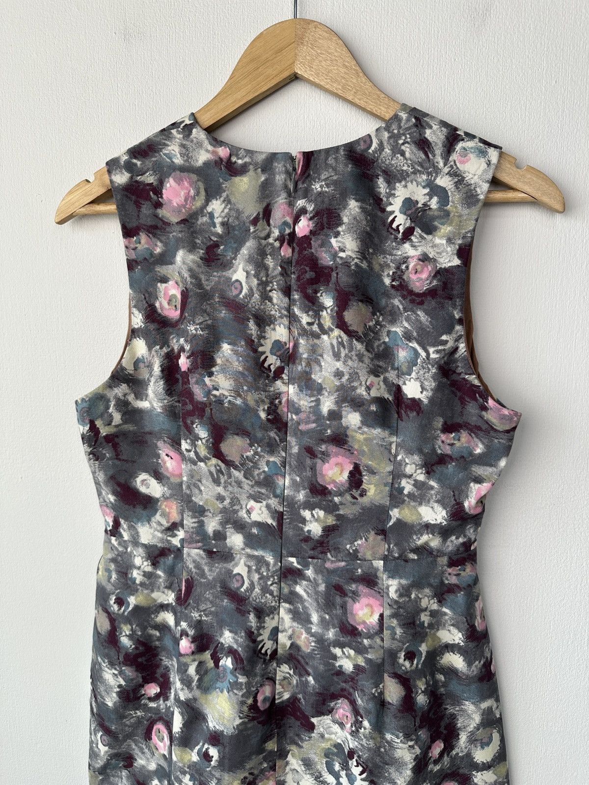 Kenzo KENZO Paris Floral Print Cotton Silk Sleeveless Mini Dress Size S / US 4 / IT 40 - 7 Thumbnail