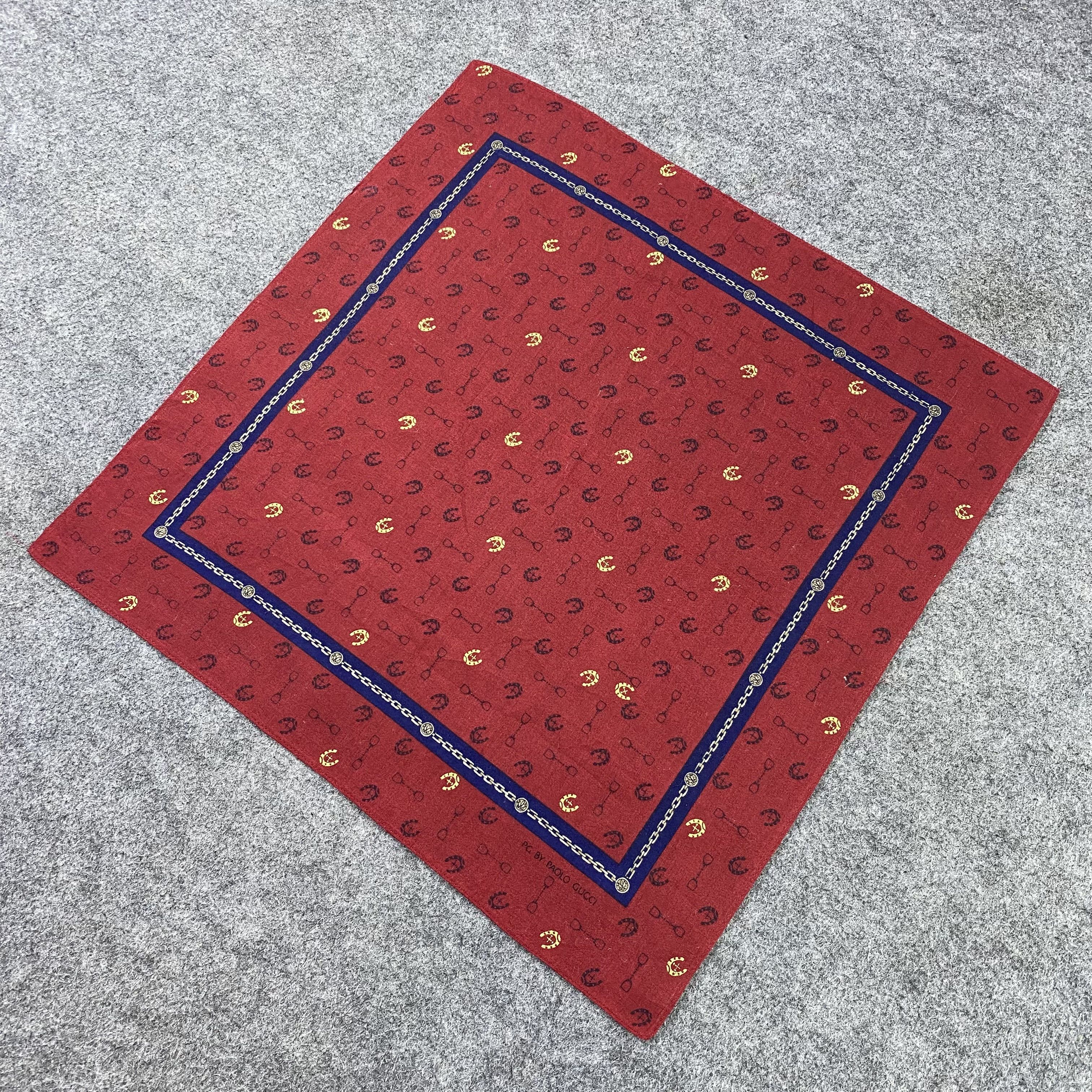 Paolo Gucci Paolo Gucci Handkerchief / Bandana / Neckerchief-B1154 Size ONE SIZE - 4 Thumbnail