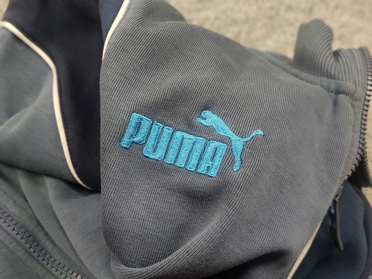 Puma Vintage Puma x Olympique Marseille Logo Zip track Jacket Size US L / EU 52-54 / 3 - 16 Thumbnail