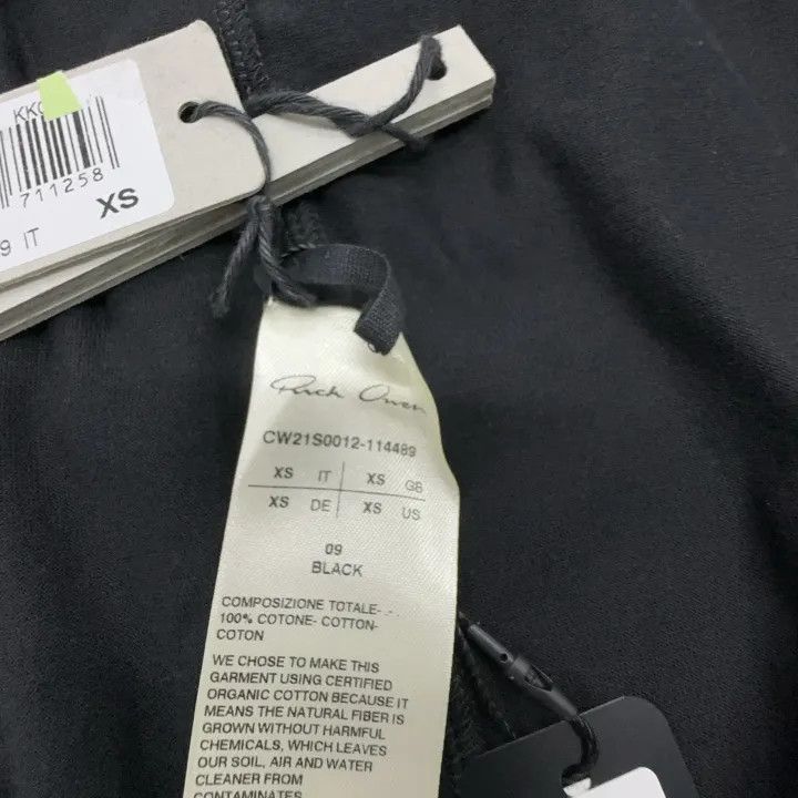 Rick Owens Rick Owens x Champion Asymmetric Black T-2508 Size XS / US 0-2 / IT 36-38 - 5 Thumbnail