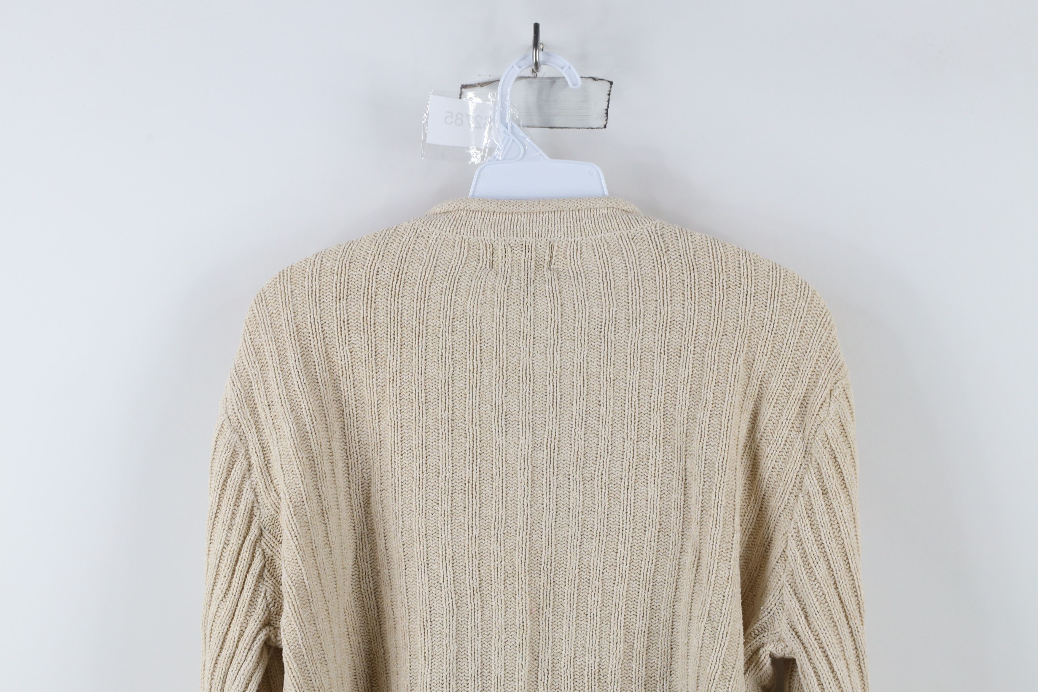 Vintage Vintage 90s Y2K Silk Blend Marled Knit Cardigan Sweater Size M / US 6-8 / IT 42-44 - 7 Thumbnail