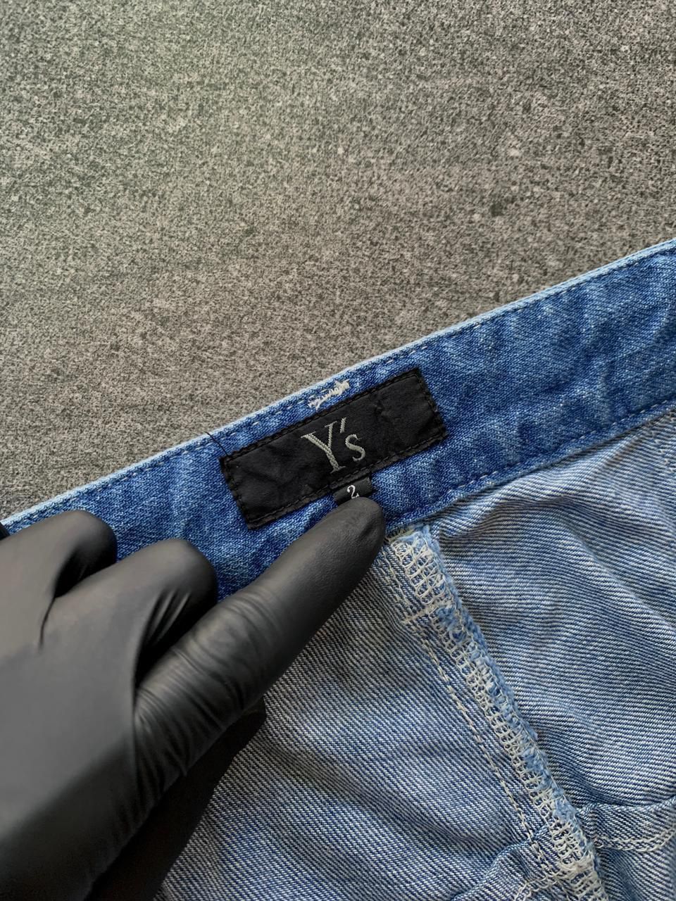 Yohji Yamamoto FREE TAX! Ys Cropped Front Pocket Denim Jeans Size US 31 - 7 Thumbnail