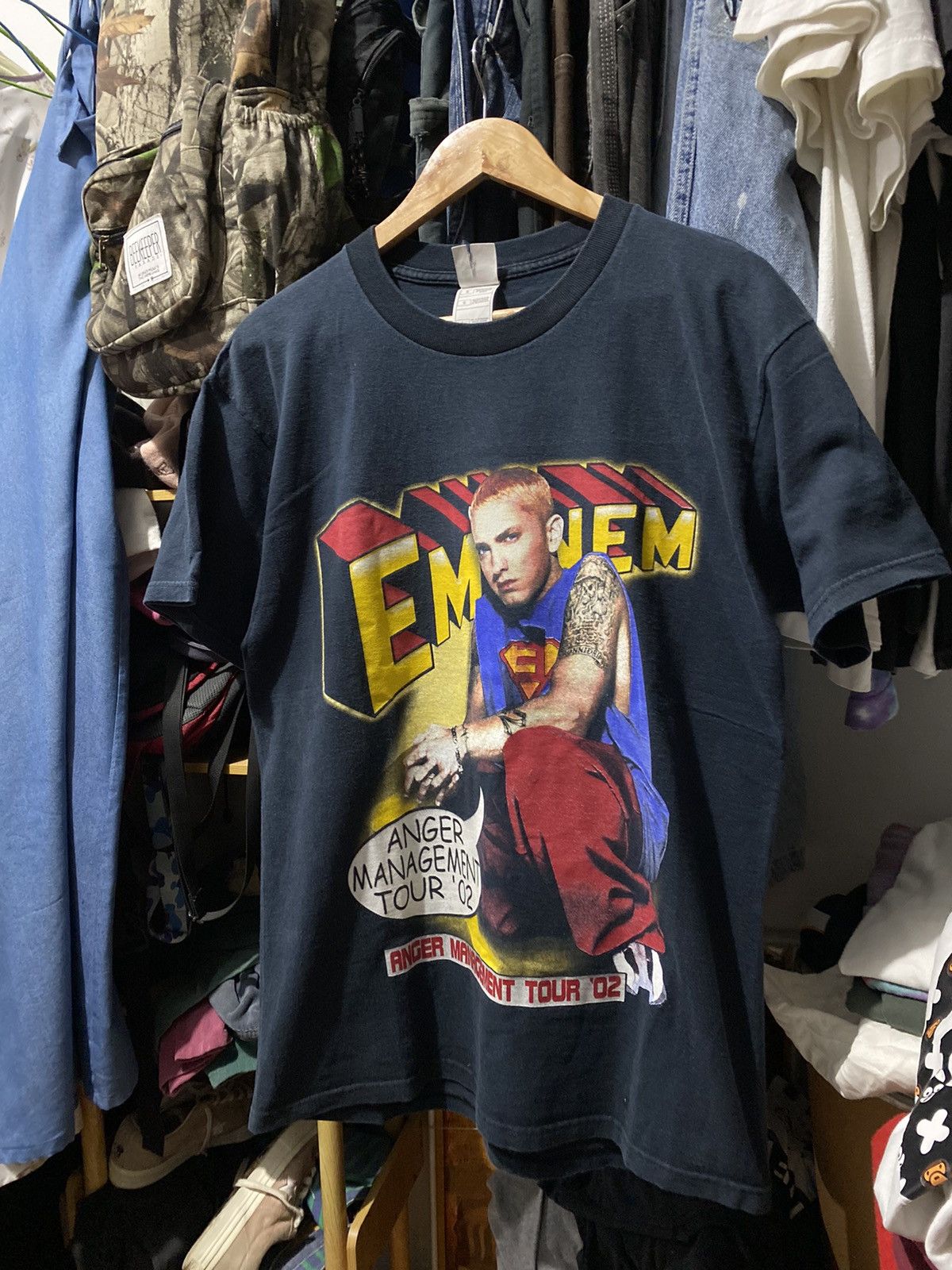 Band Tees × Eminem × Rap Tees Eminem Anger Management Tour 2002 Size US L / EU 52-54 / 3 - 3 Thumbnail
