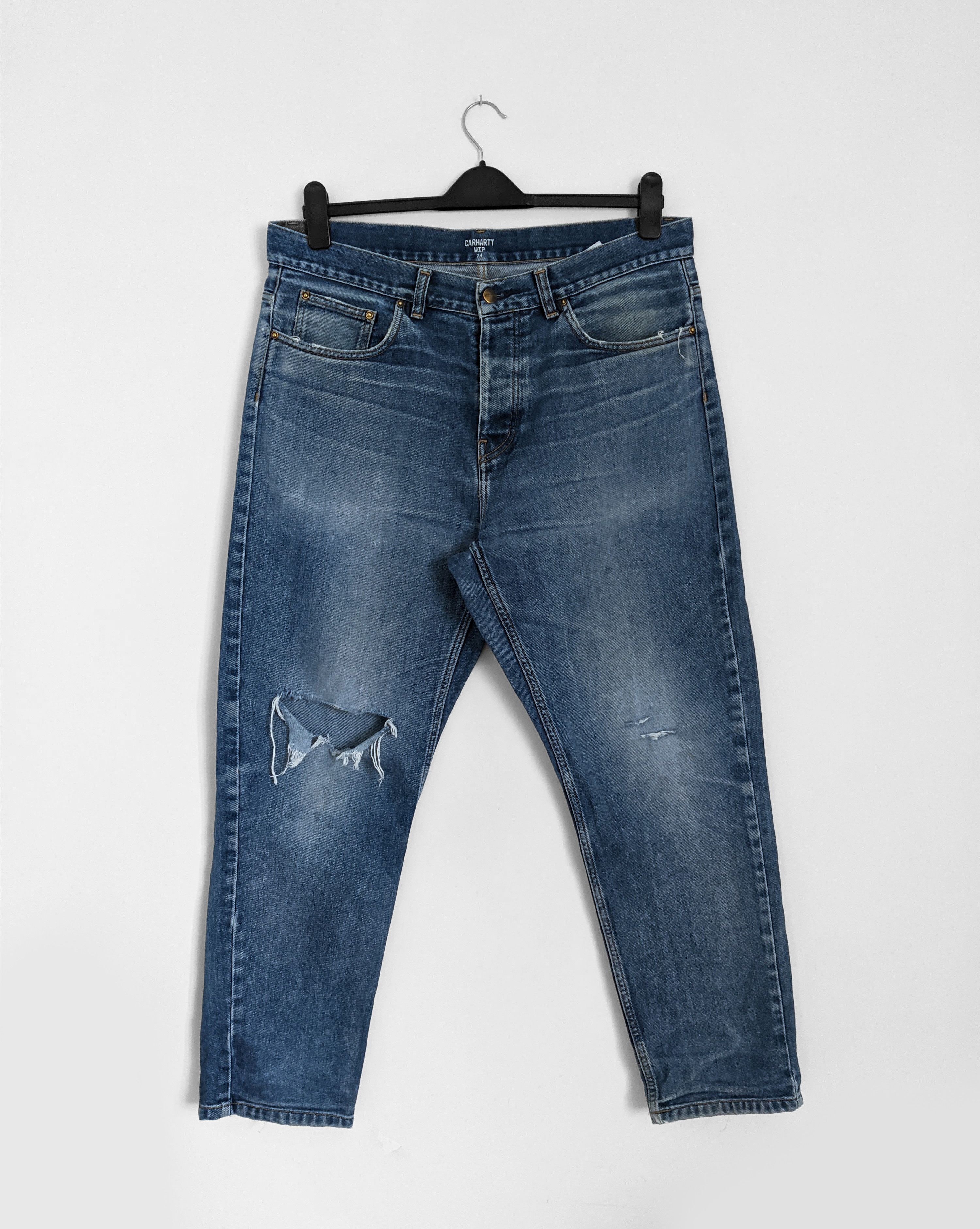 Carhartt Vintage Carhartt jeans denim pants distressed y2k Size US 34 / EU 50 - 2 Thumbnail