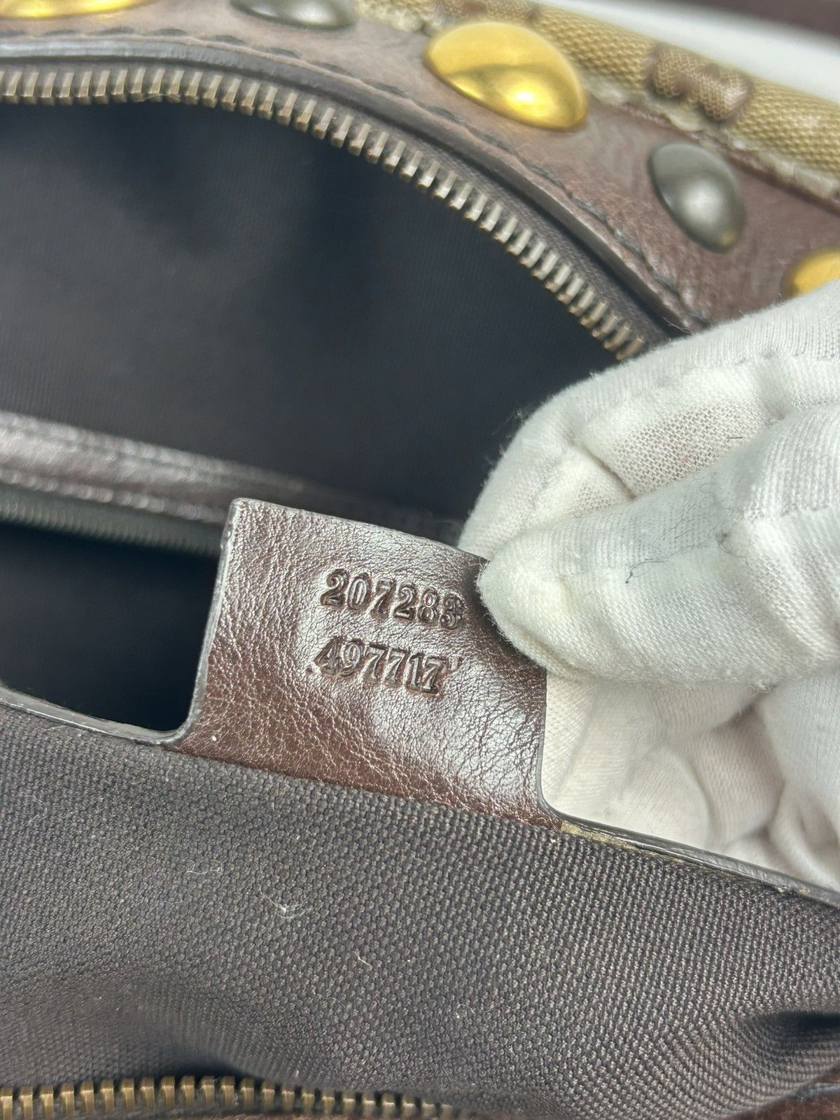 Gucci Gucci GG Crest Monogram Shoulder Bag Size ONE SIZE - 10 Thumbnail