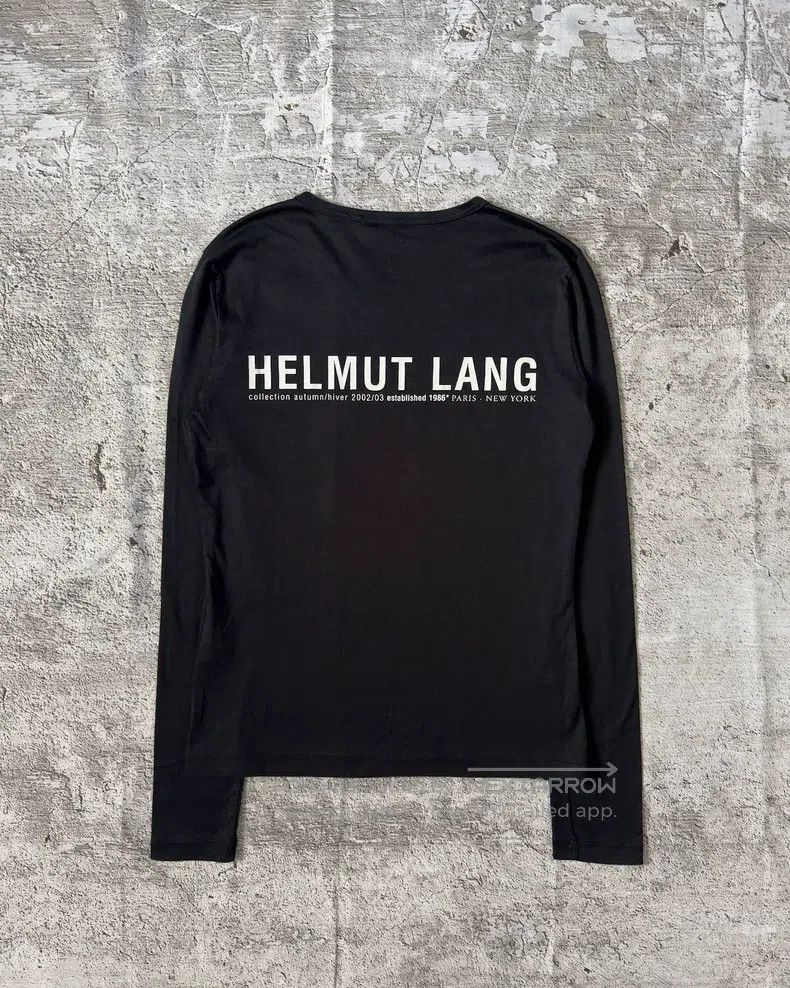 Helmut Lang HELMUT LANG 2002 Autumn/Winter Long-Sleeve Top Size US XXS / EU 40 - 1 Thumbnail