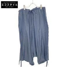 Yohji Yamamoto Yohji Yamamoto Pour Homme Gathered Satin Pants Size US 33 - 1 Thumbnail