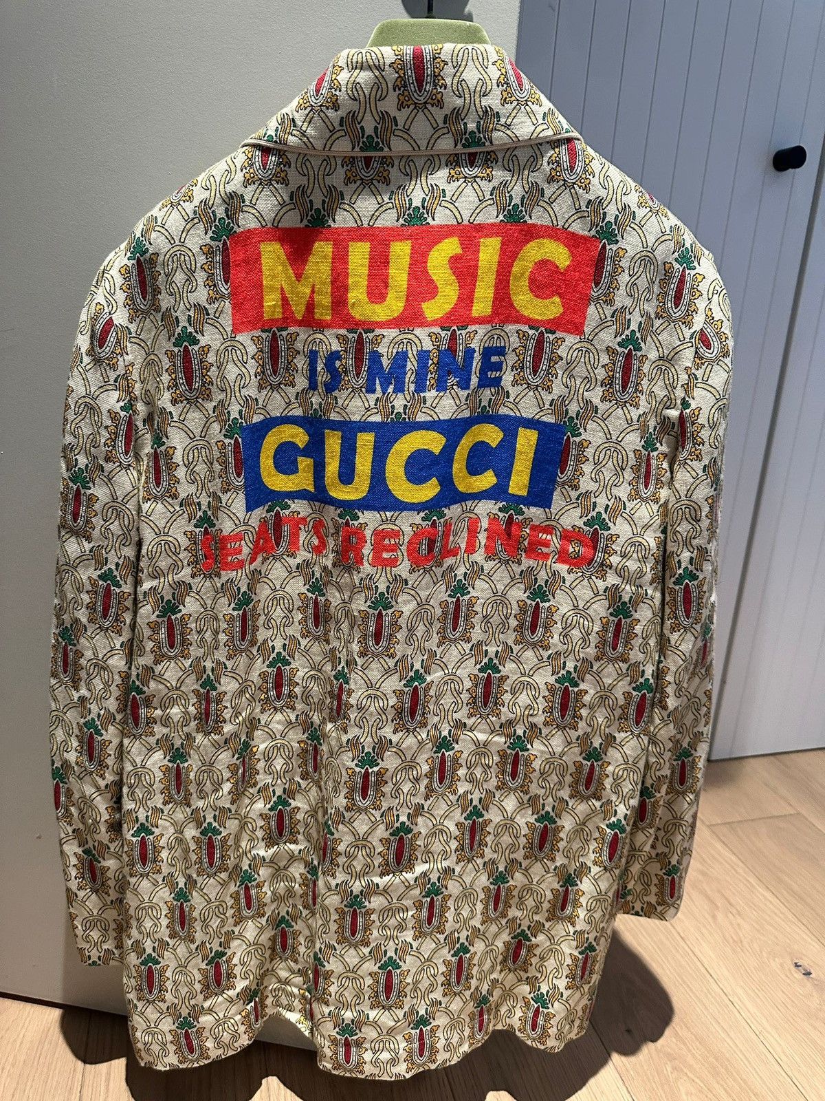Gucci Gucci Collection "100" Tapestry Blazer Jacket. Size 48 (NEW) Size 48R - 2 Thumbnail