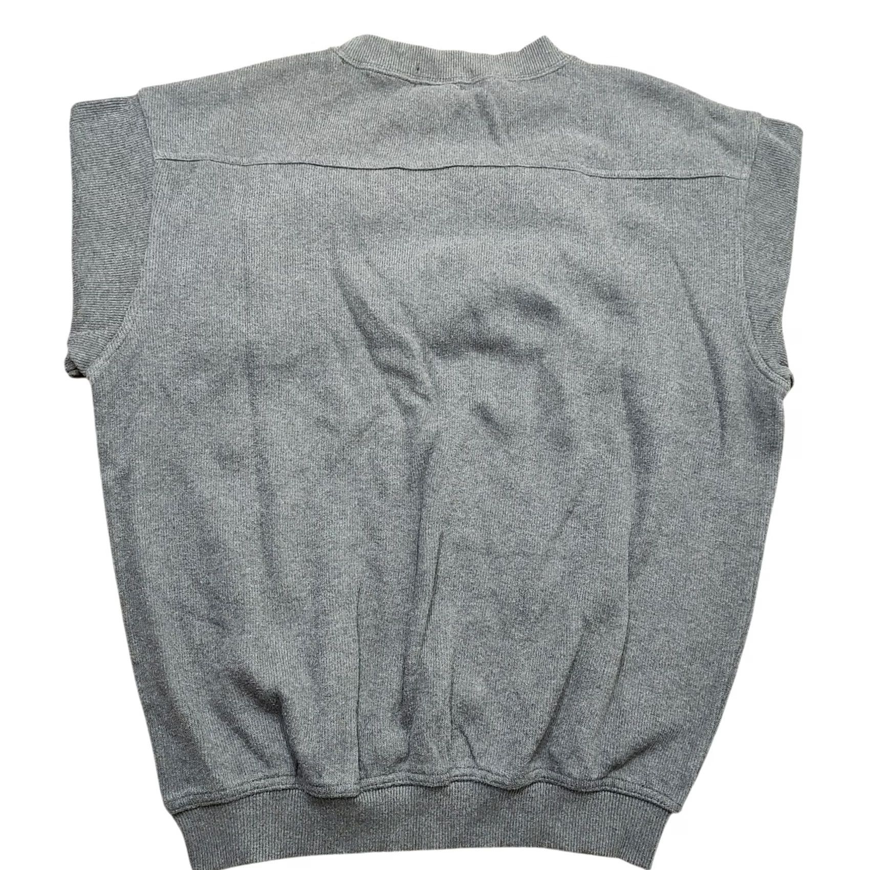 Vintage VINTAGE Trump Plaza Gray Ribbed Crewneck Sweatshirt Cotton L USA 90s Mens Size US L / EU 52-54 / 3 - 3 Thumbnail