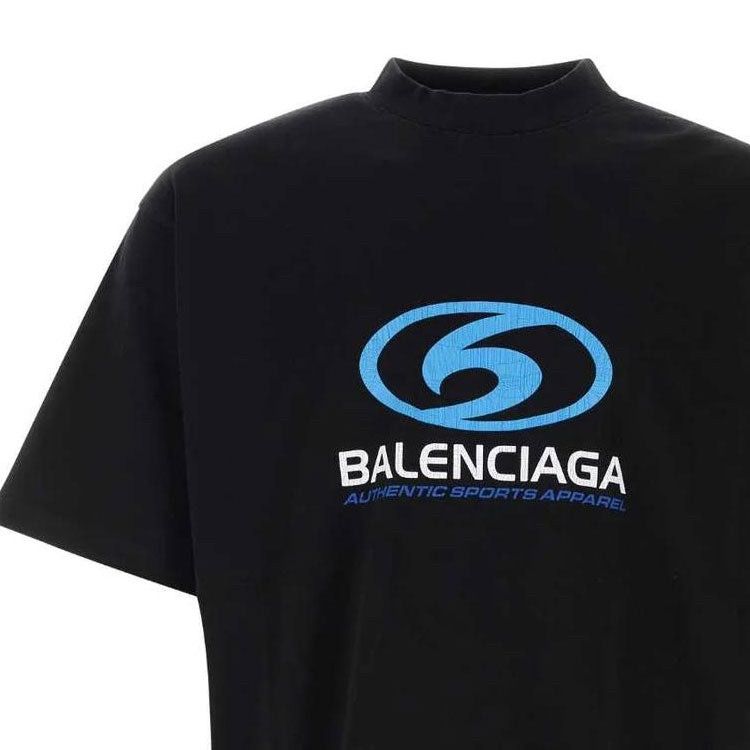 Balenciaga o1tr1nto1025 Surfer T-Shirt Medium Fit in Black Size US XL / EU 56 / 4 - 7 Thumbnail