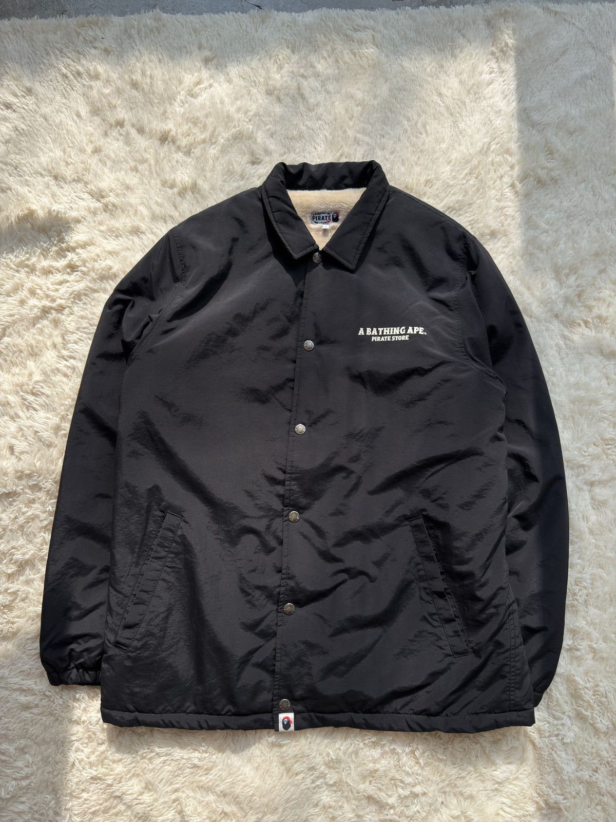 Bape Rare Bathing Ape BAPE Pirate Store Fleece pile Lined Jacket Size US XL / EU 56 / 4 - 2 Thumbnail