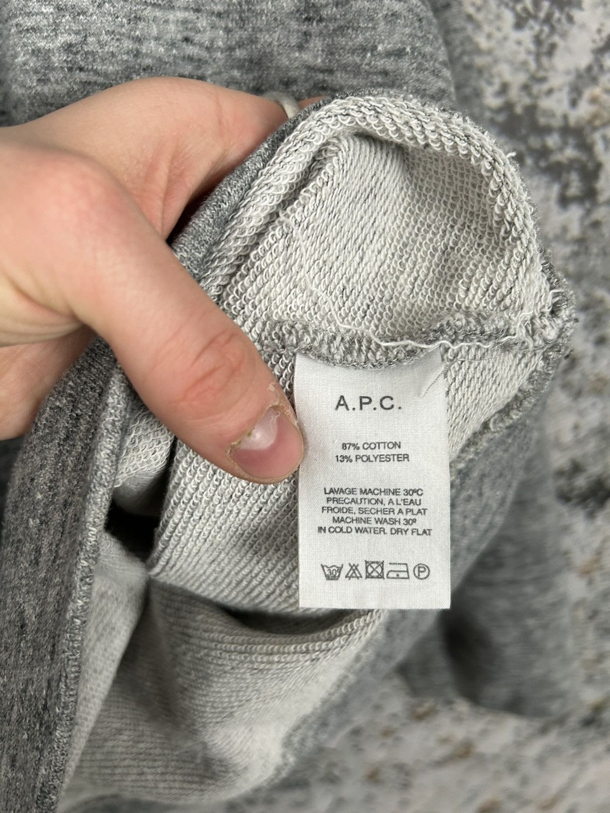 A.P.C. × Vintage APC Paris Hiver 87 Sweatshirt Size US L / EU 52-54 / 3 - 6 Thumbnail