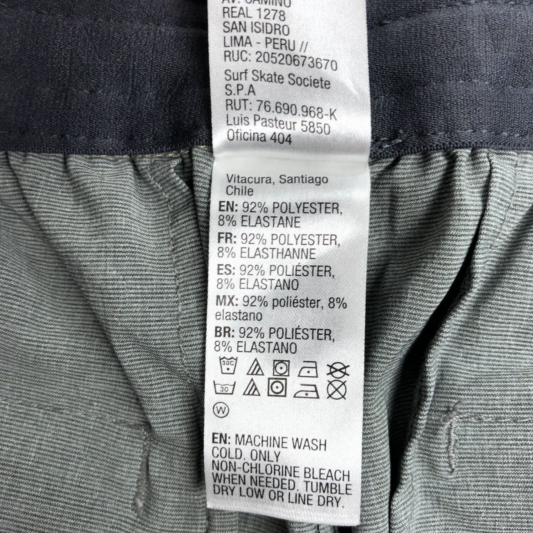 Quiksilver Quiksilver Waterman Collection Men's 34 Grey Elastic Drawstring Shorts Size US 34 / EU 50 - 6 Thumbnail