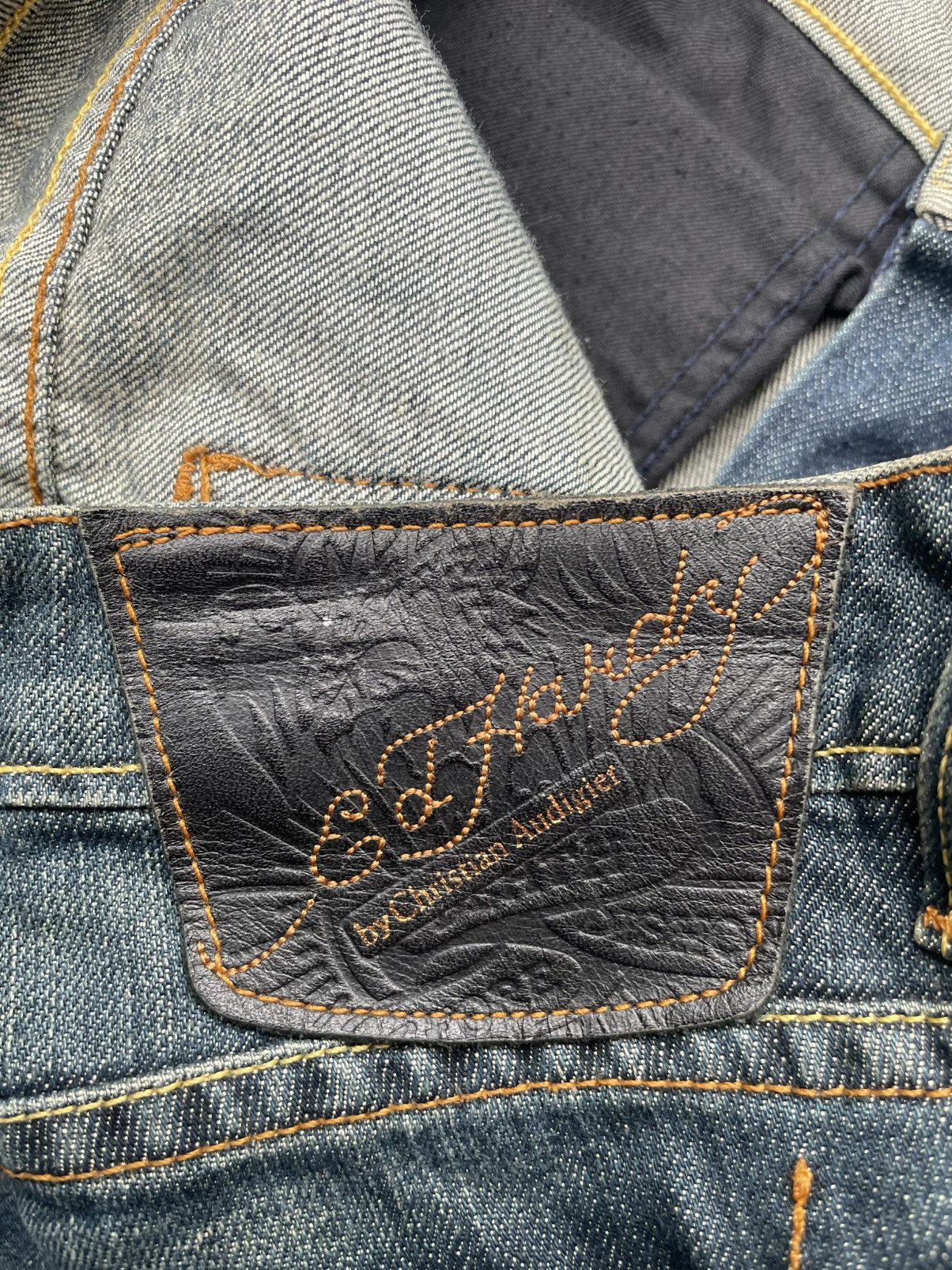 Ed Hardy Ed Hardy By Christian Audiger Skull Emboiderey Denim Size 30" / US 8 / IT 44 - 8 Thumbnail