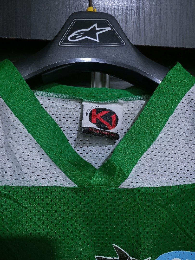 NHL × Vintage Vintage san jose sharks green jersey Size US L / EU 52-54 / 3 - 3 Thumbnail