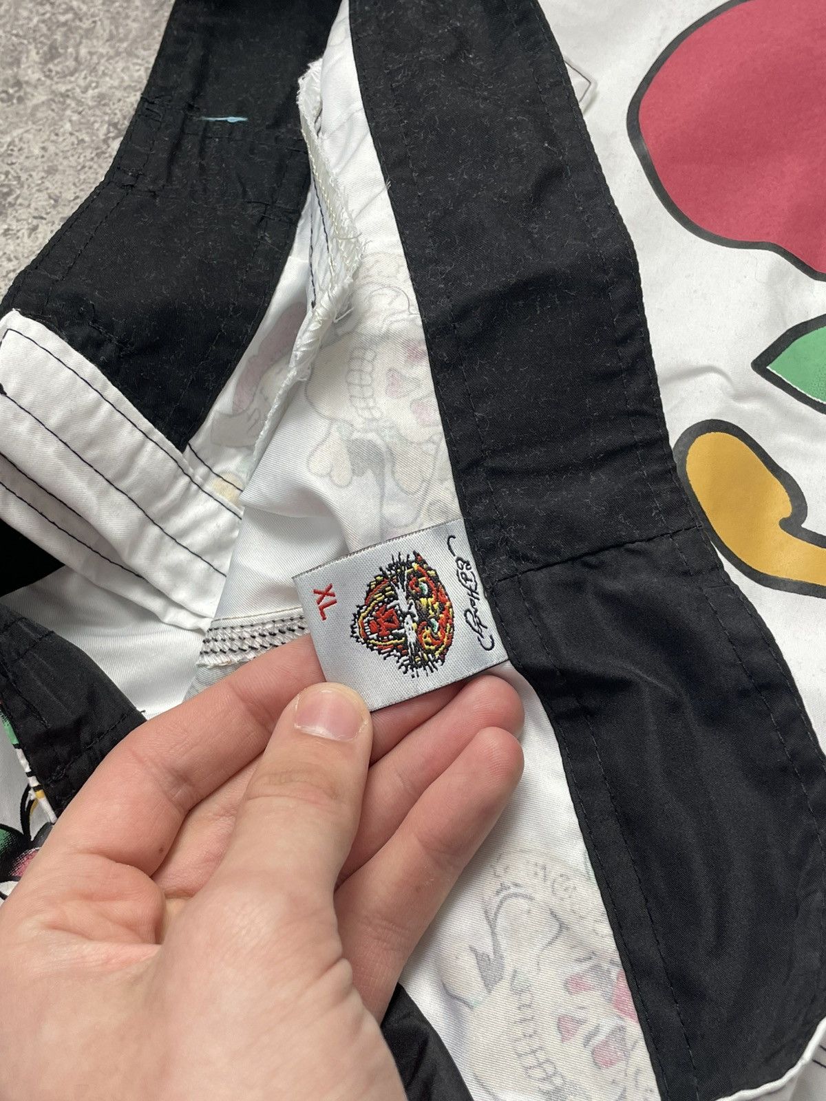 Christian Audigier × Ed Hardy × Vintage VINTAGE PRINTER ED HARDY SWIM SHORTS Size US 36 / EU 52 - 5 Thumbnail
