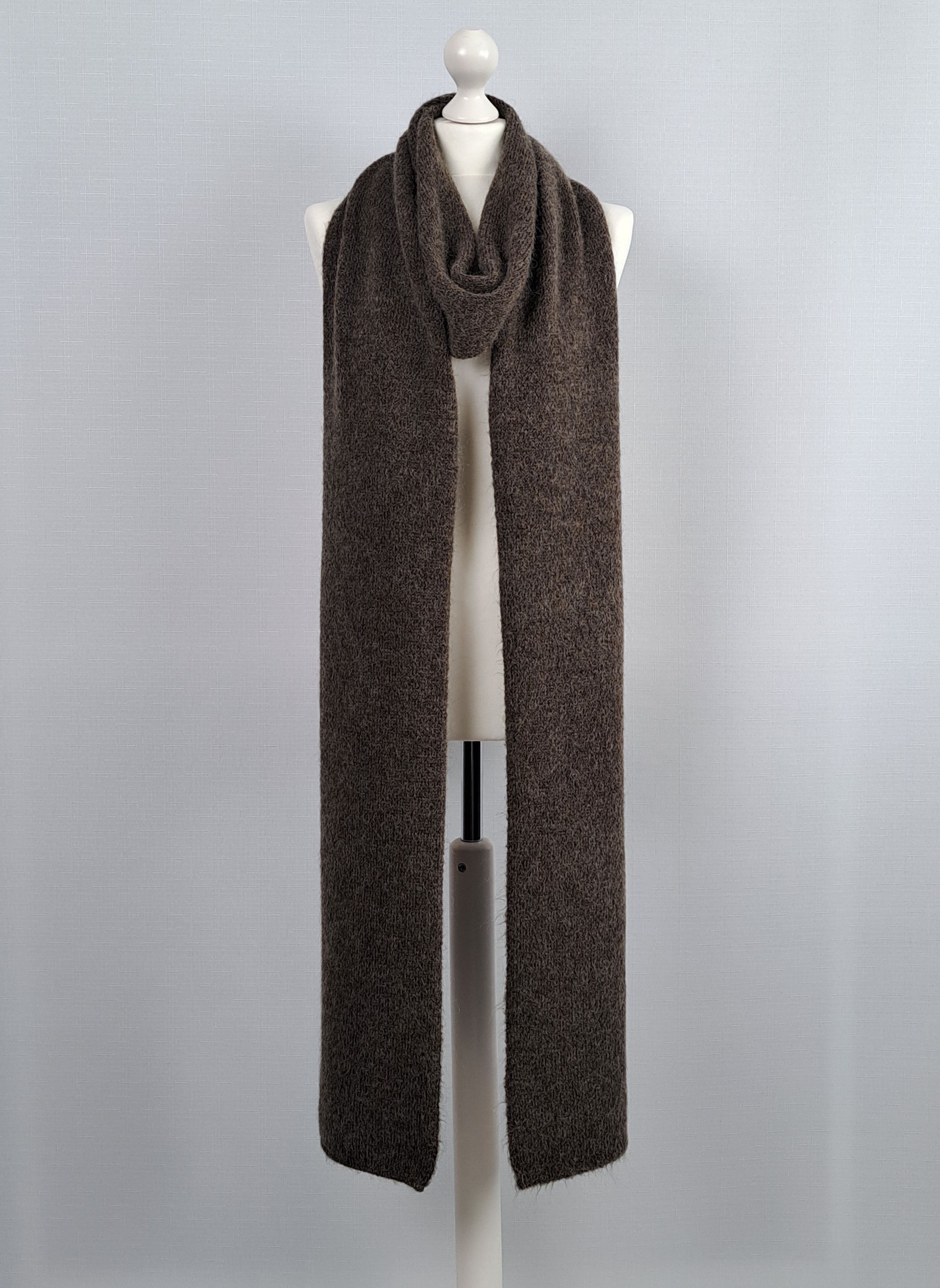 Sarah Pacini Sarah Pacini extra long kid mohair blend knit scarf. Size ONE SIZE - 1 Thumbnail