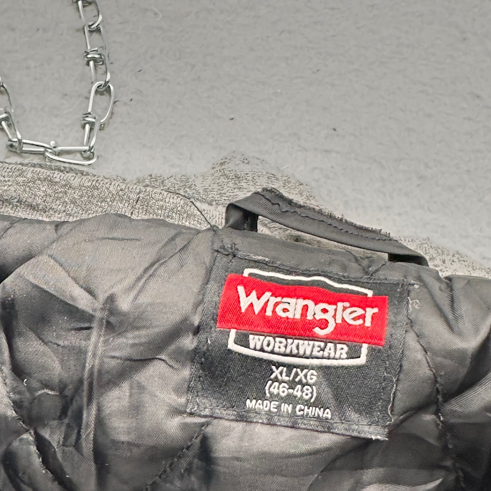 Wrangler Wrangler Canvas Hooded Work Jacket 55253 Mens XL Quilt Lined Size US XL / EU 56 / 4 - 2 Thumbnail