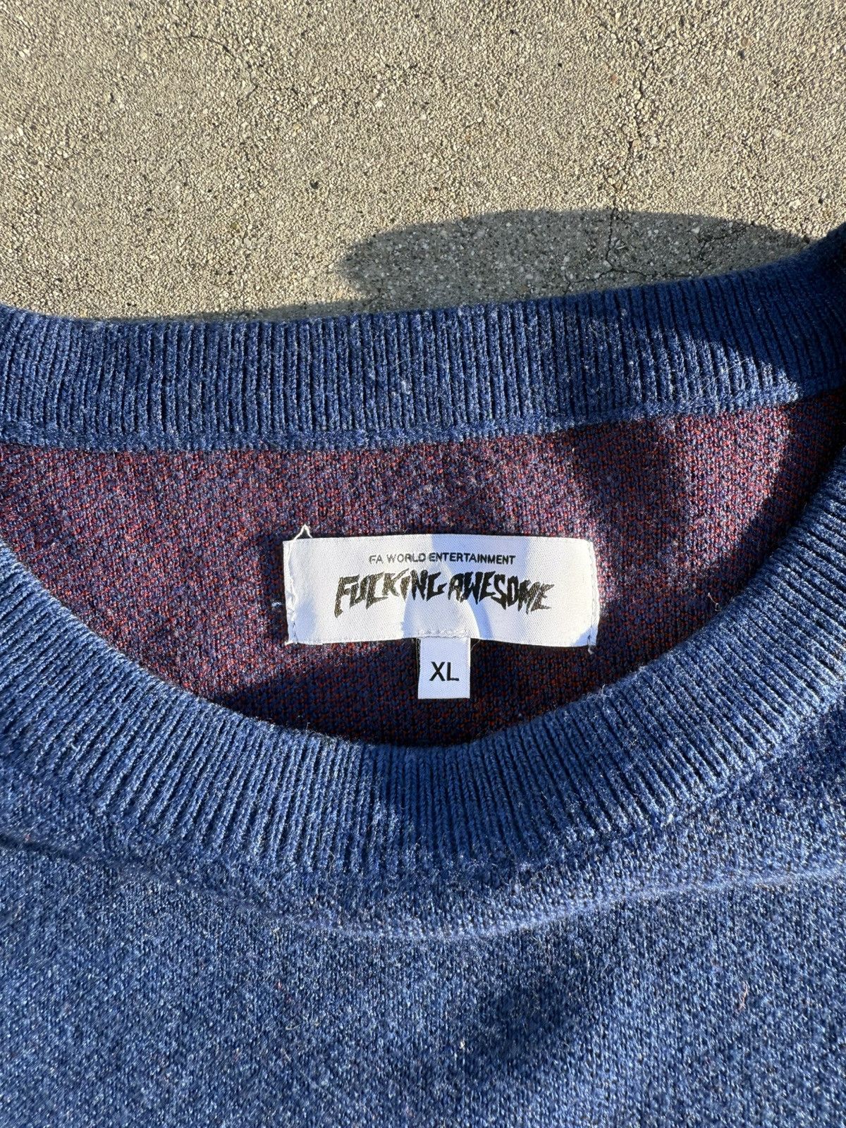 Fucking Awesome Fucking Awesome Embrace Knit Sweater Size US XL / EU 56 / 4 - 2 Thumbnail