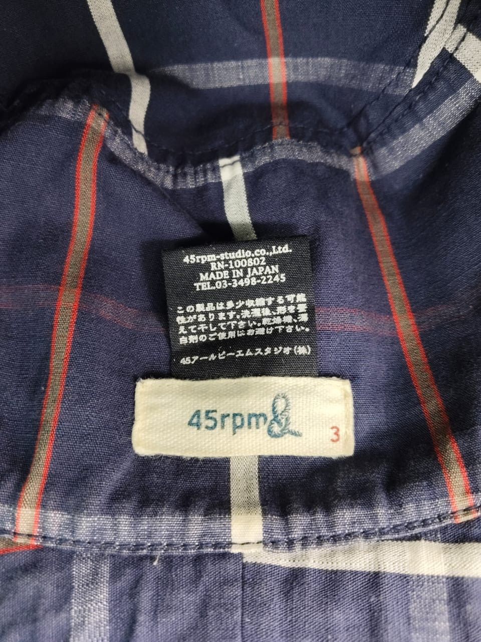 45rpm × Japanese Brand Rare Design R By 45rpm Kapital Boro Style Bucket Hat Size ONE SIZE - 6 Thumbnail