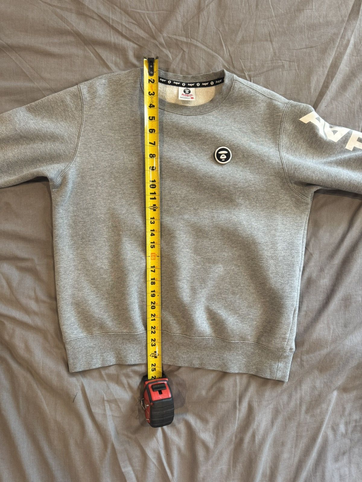 Aape Bape Velcro logo Crewneck Size US L / EU 52-54 / 3 - 8 Thumbnail