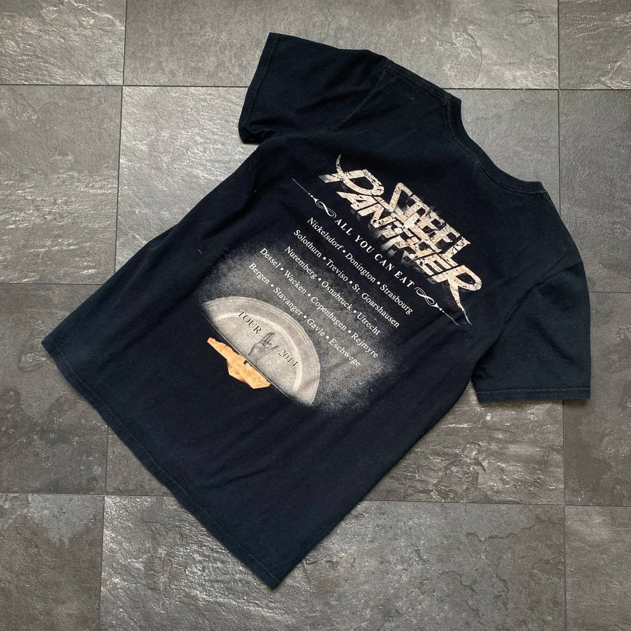 Vintage Vintage stell panther tour 2014 tee shirt Size US S / EU 44-46 / 1 - 6 Thumbnail